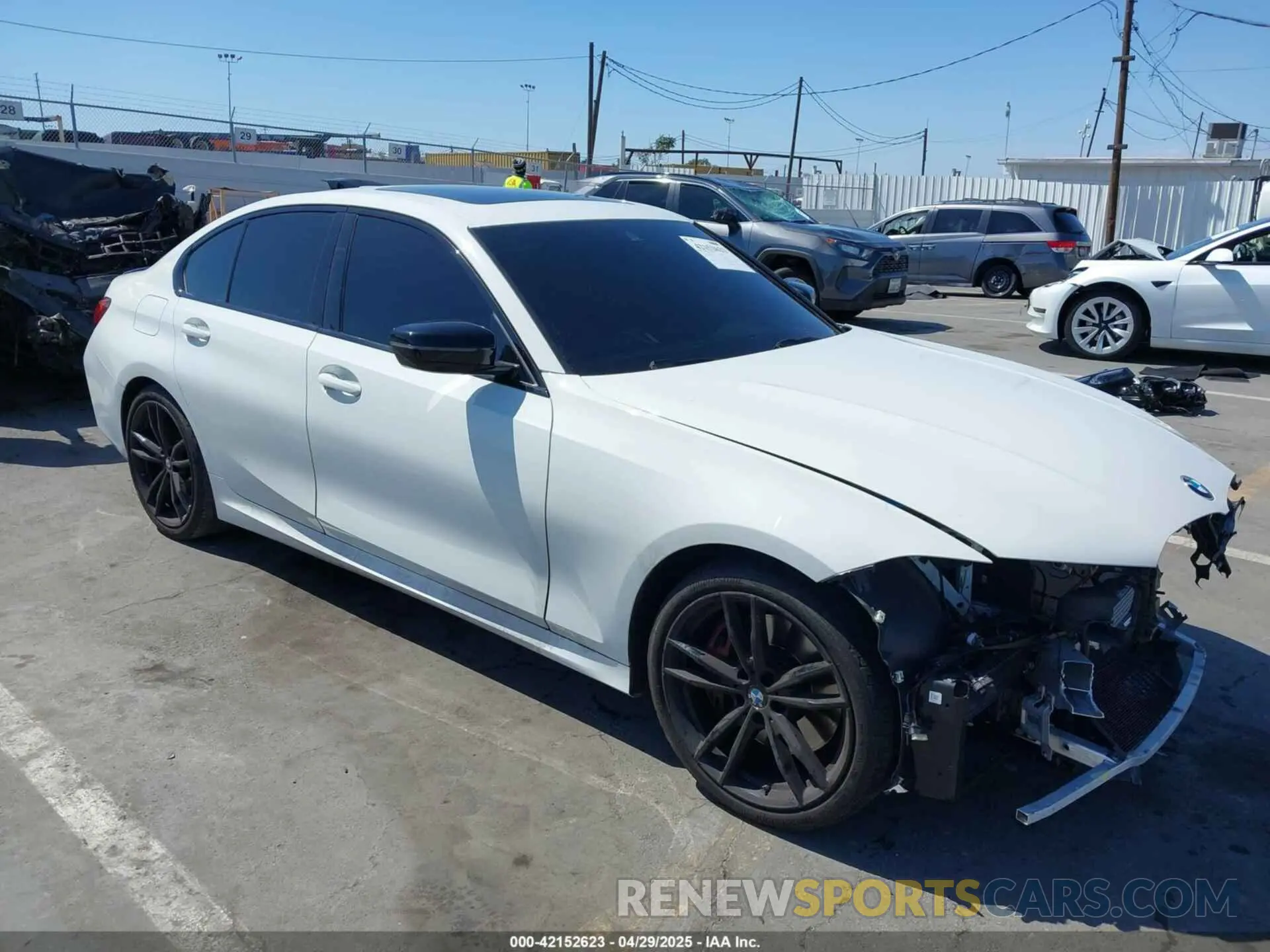 1 Photograph of a damaged car 3MW69FF06R8D79936 BMW 3 SERIES 2024