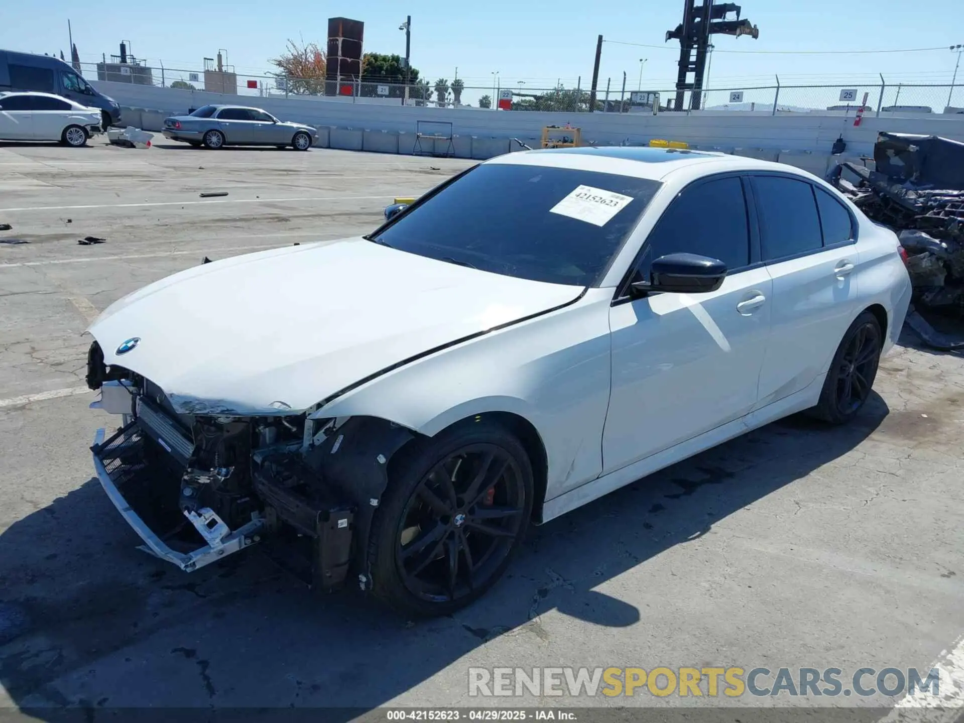 2 Photograph of a damaged car 3MW69FF06R8D79936 BMW 3 SERIES 2024
