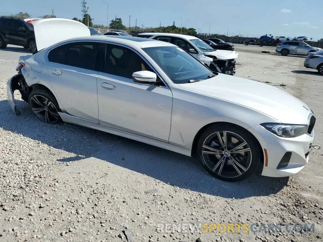 4 Photograph of a damaged car 3MW69FF06R8E24468 BMW 3 SERIES 2024