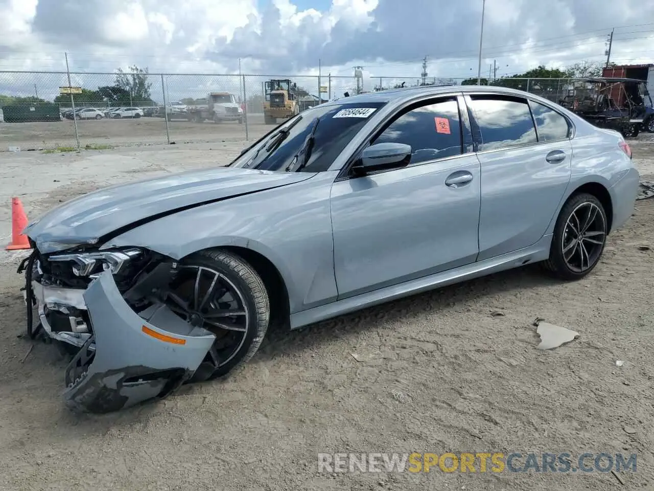 1 Photograph of a damaged car 3MW69FF06R8E74285 BMW 3 SERIES 2024