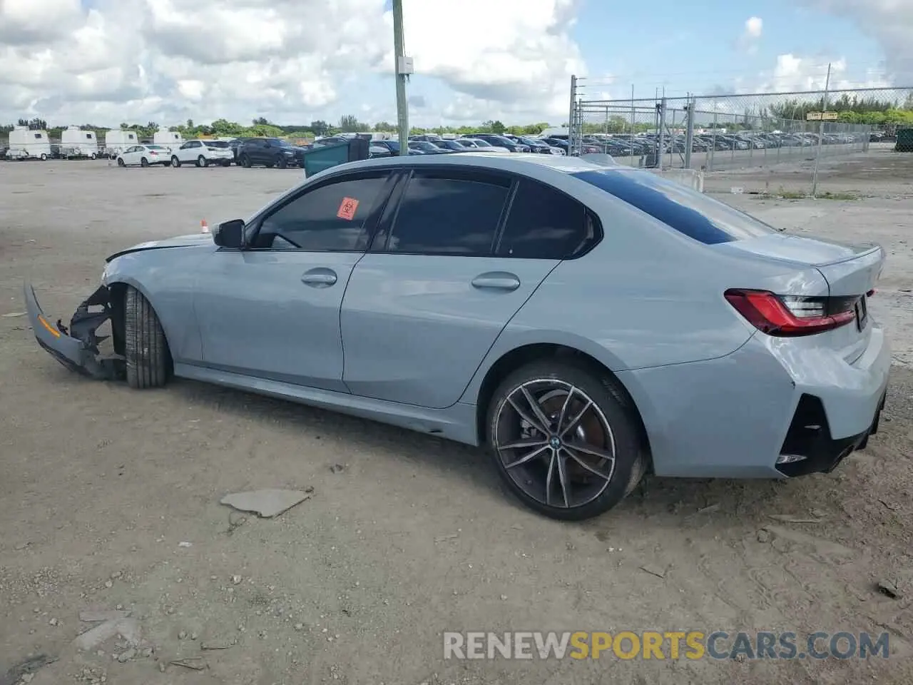 2 Photograph of a damaged car 3MW69FF06R8E74285 BMW 3 SERIES 2024