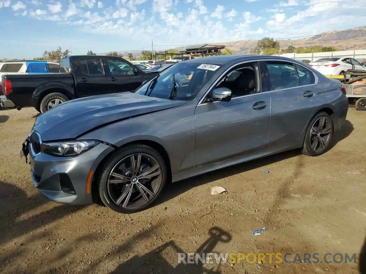 1 Photograph of a damaged car 3MW69FF06R8E82158 BMW 3 SERIES 2024