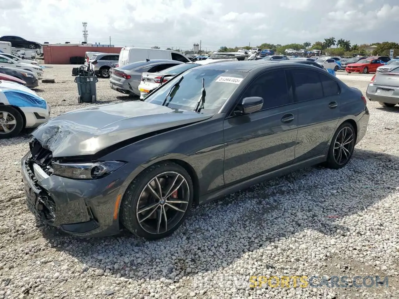 1 Photograph of a damaged car 3MW69FF07R8E22597 BMW 3 SERIES 2024
