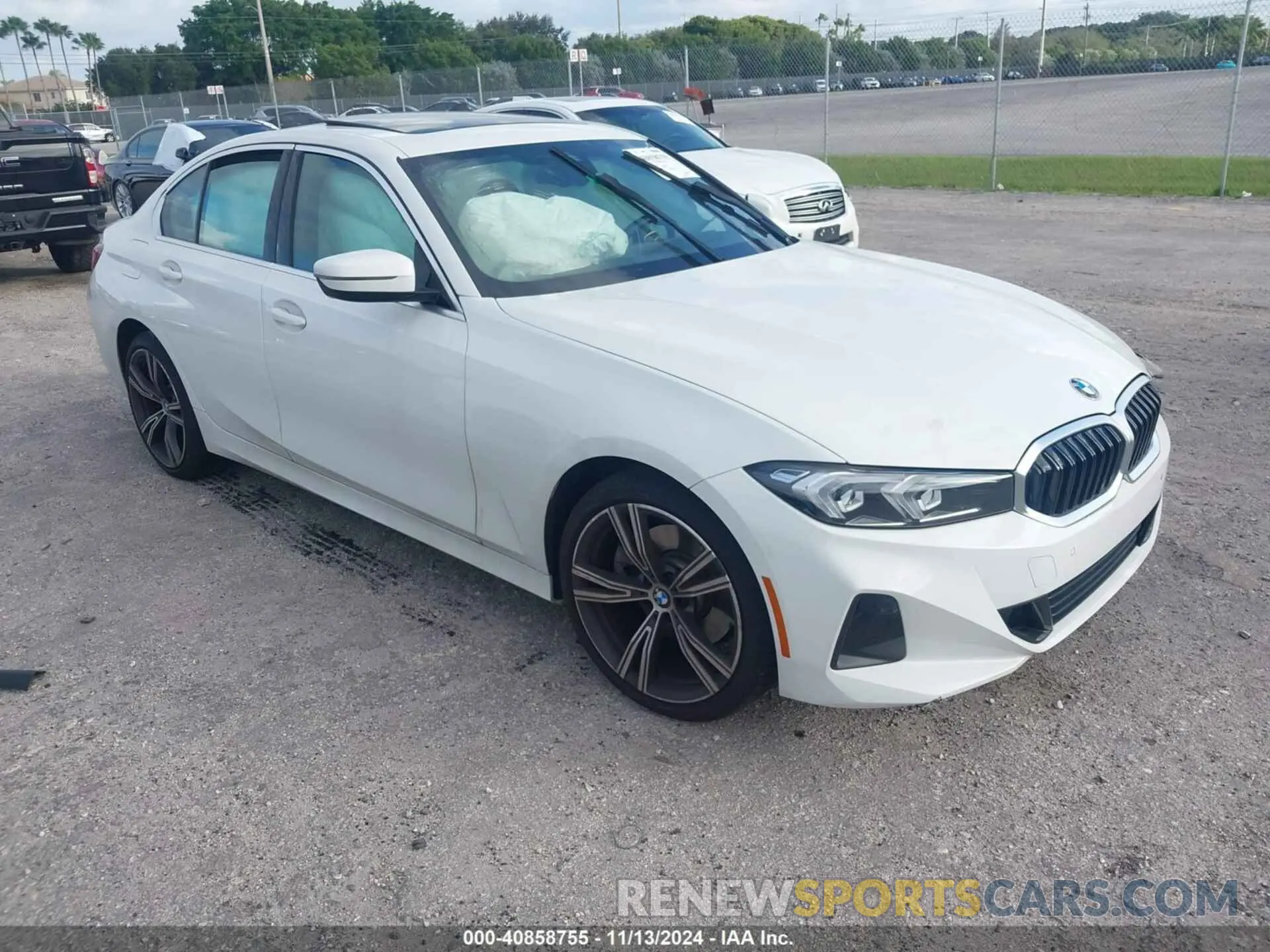 1 Photograph of a damaged car 3MW69FF09R8E21127 BMW 3 SERIES 2024