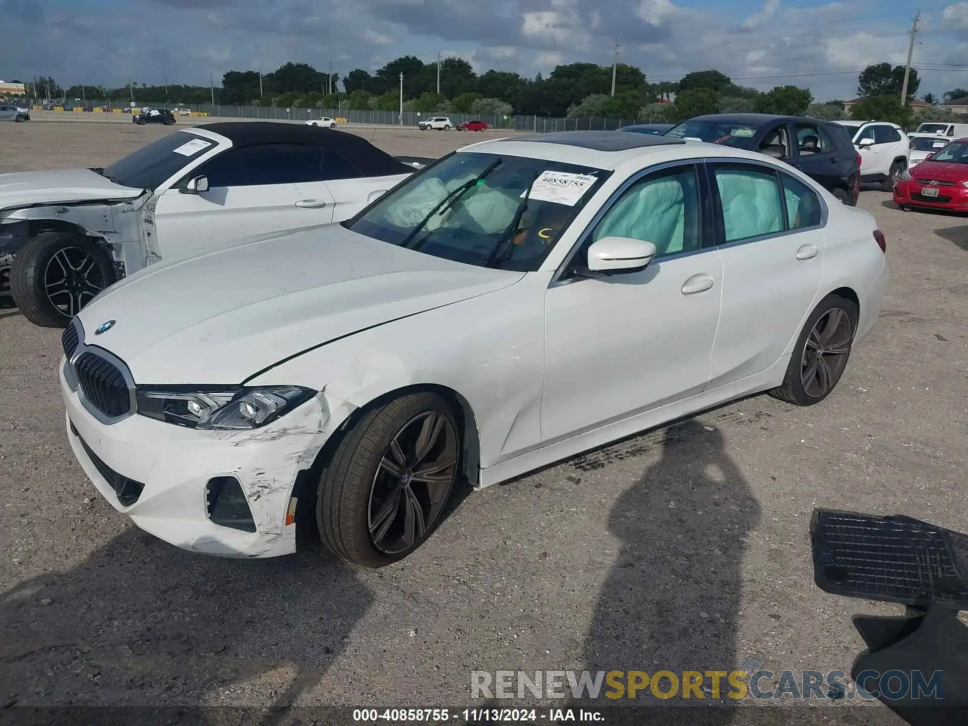 2 Photograph of a damaged car 3MW69FF09R8E21127 BMW 3 SERIES 2024