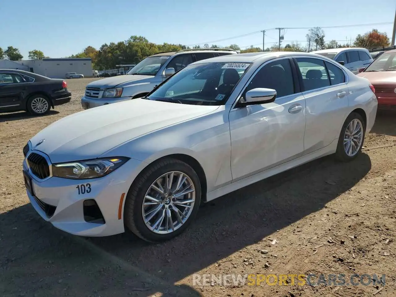 1 Photograph of a damaged car 3MW89FF00R8E09506 BMW 3 SERIES 2024