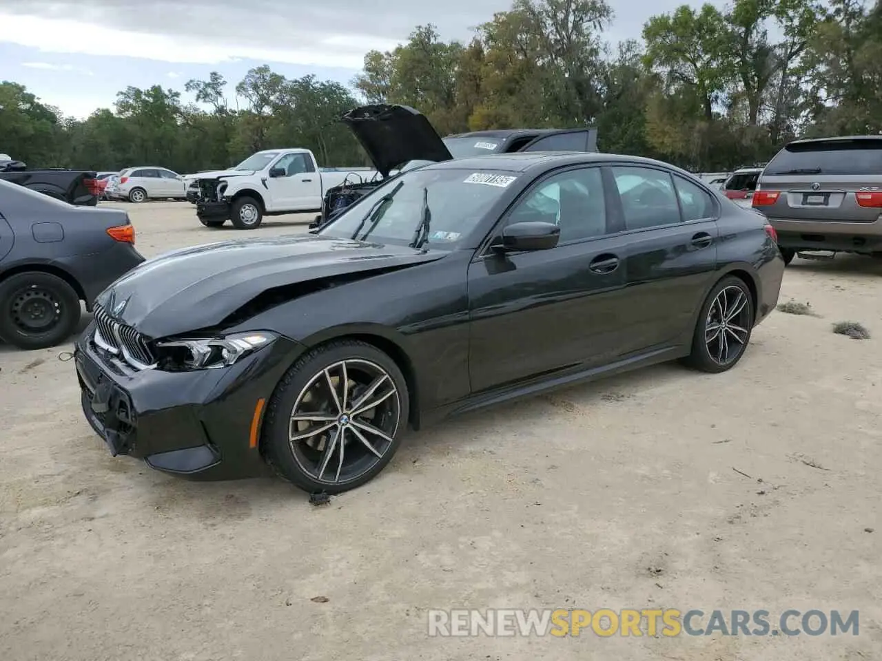 1 Photograph of a damaged car 3MW89FF01R8E65387 BMW 3 SERIES 2024