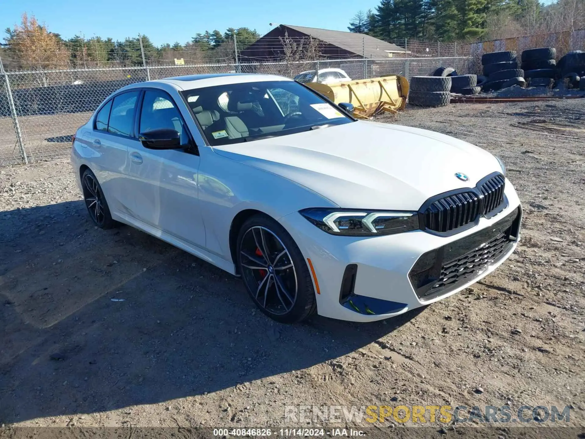 1 Photograph of a damaged car 3MW89FF01R8E78592 BMW 3 SERIES 2024