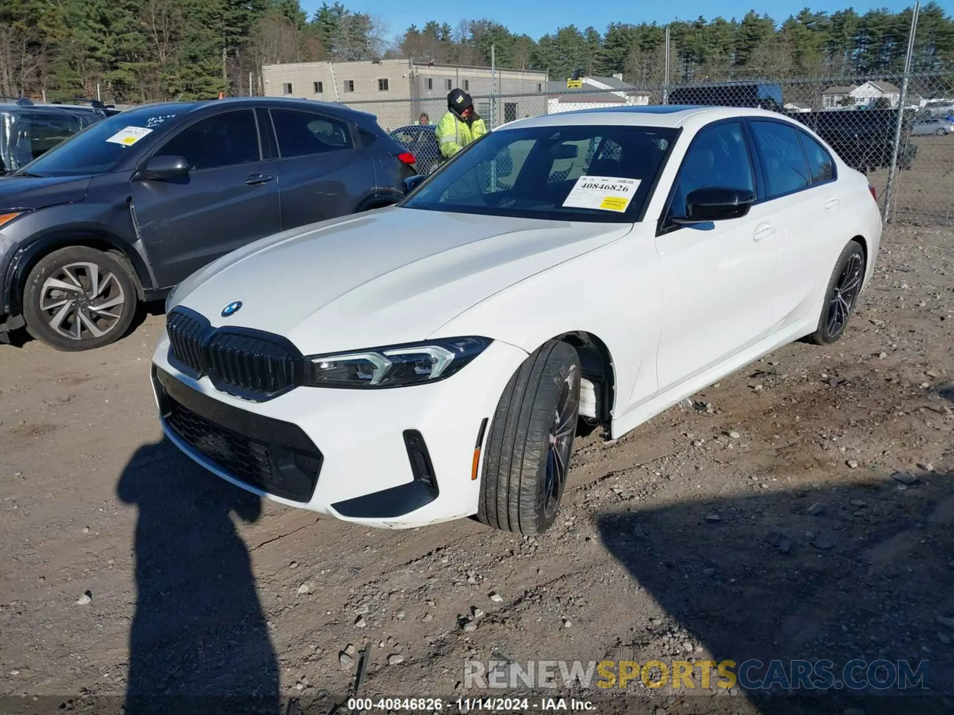 2 Photograph of a damaged car 3MW89FF01R8E78592 BMW 3 SERIES 2024