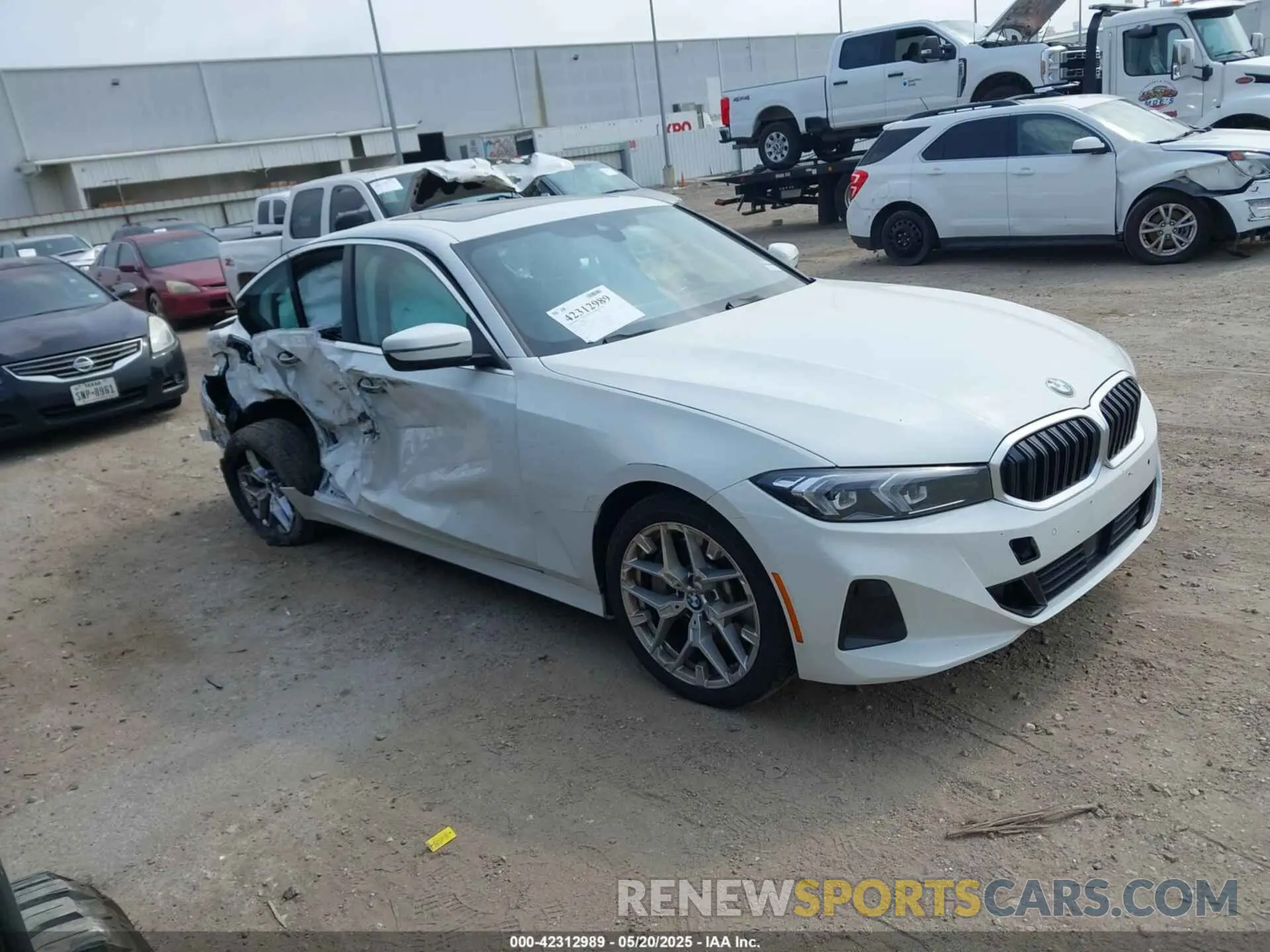 1 Photograph of a damaged car 3MW69CW01S8F09514 BMW 3 SERIES 2025