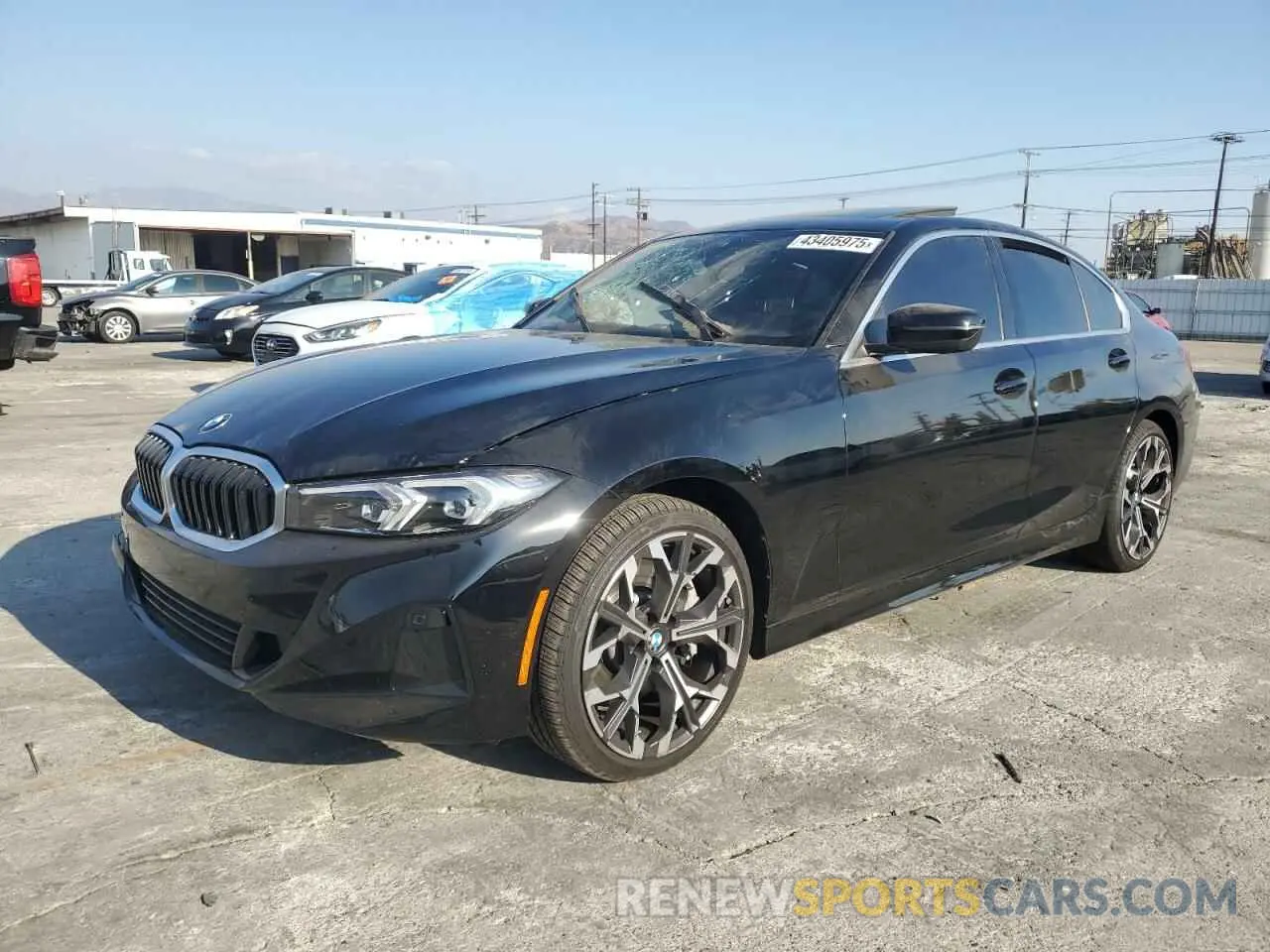 1 Photograph of a damaged car 3MW69CW02S8E93677 BMW 3 SERIES 2025