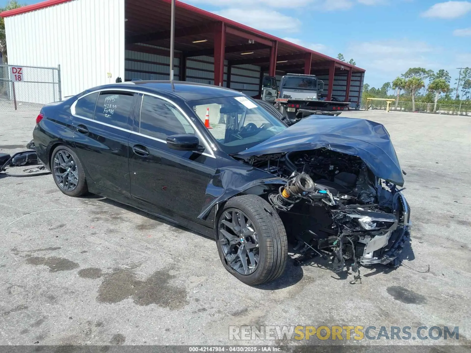1 Photograph of a damaged car 3MW69CW06S8F01988 BMW 3 SERIES 2025