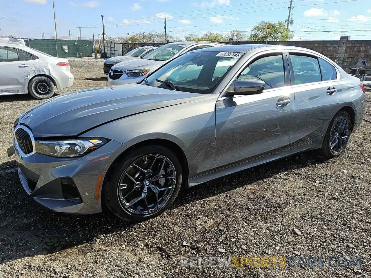 1 Photograph of a damaged car 3MW69CW0XS8F00021 BMW 3 SERIES 2025