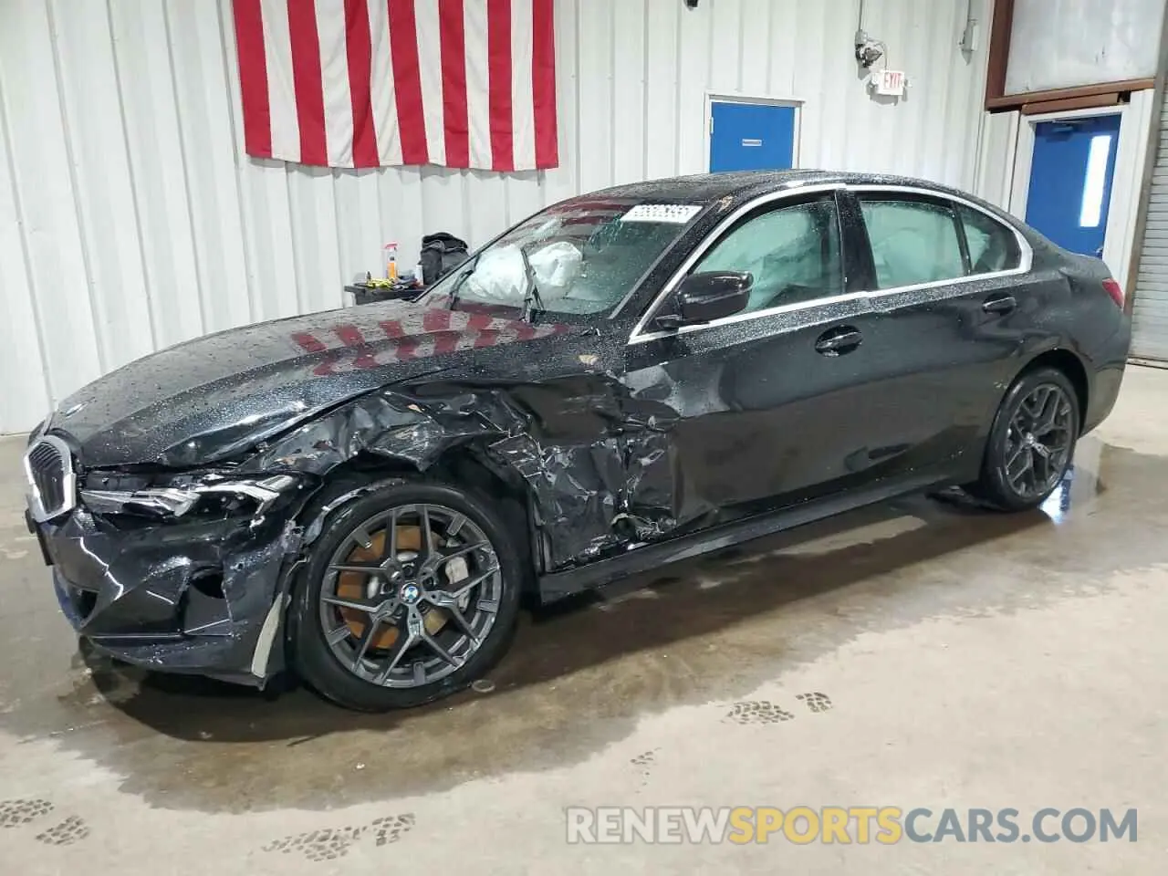 1 Photograph of a damaged car 3MW89CW04S8F01478 BMW 3 SERIES 2025