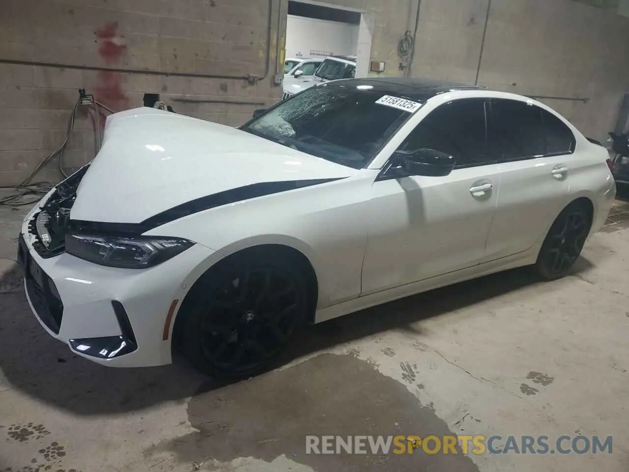 1 Photograph of a damaged car 3MW89CW08S8F13696 BMW 3 SERIES 2025
