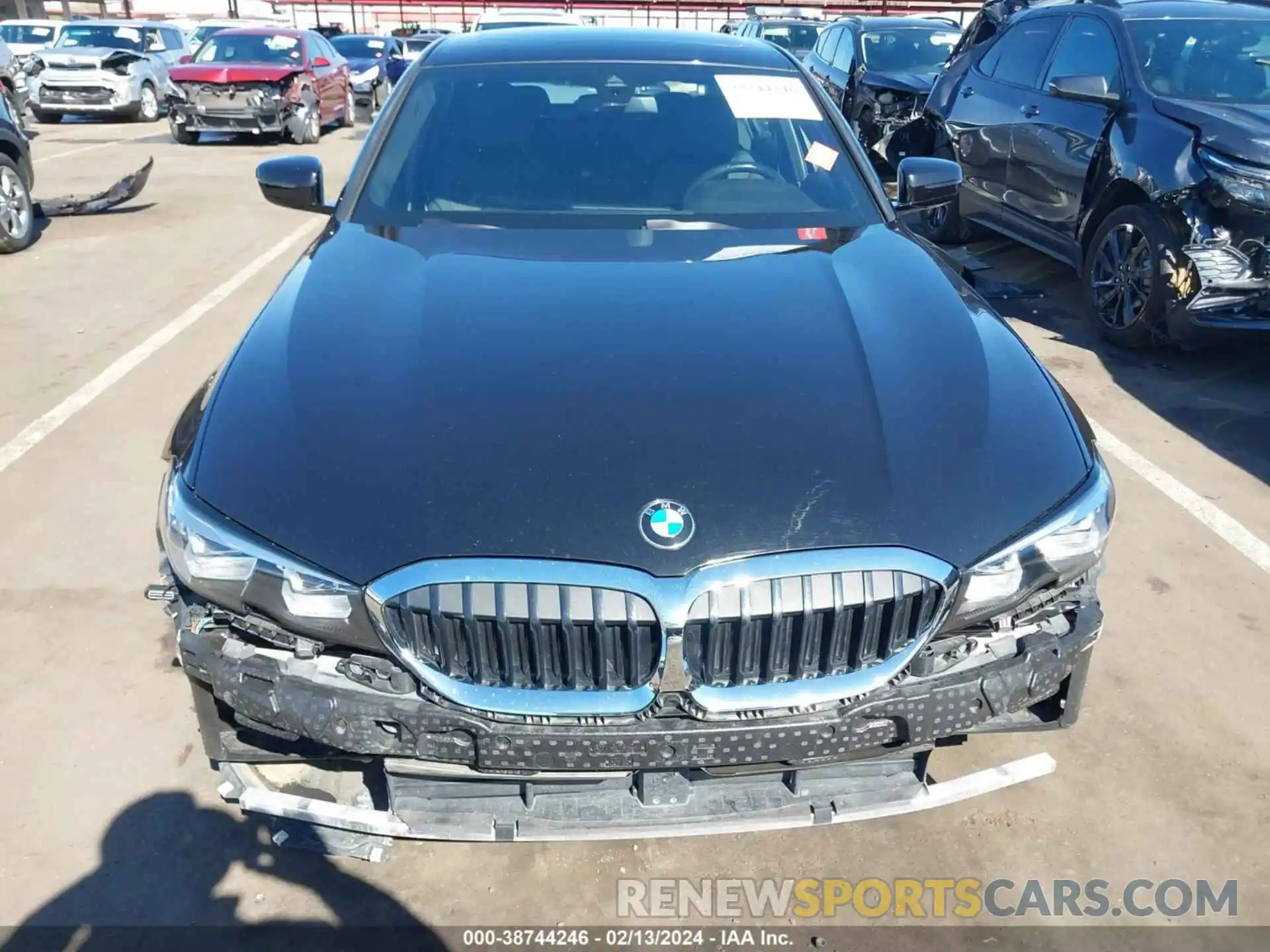 13 Photograph of a damaged car 3MW5R1J55K8A05678 BMW 330I 2019