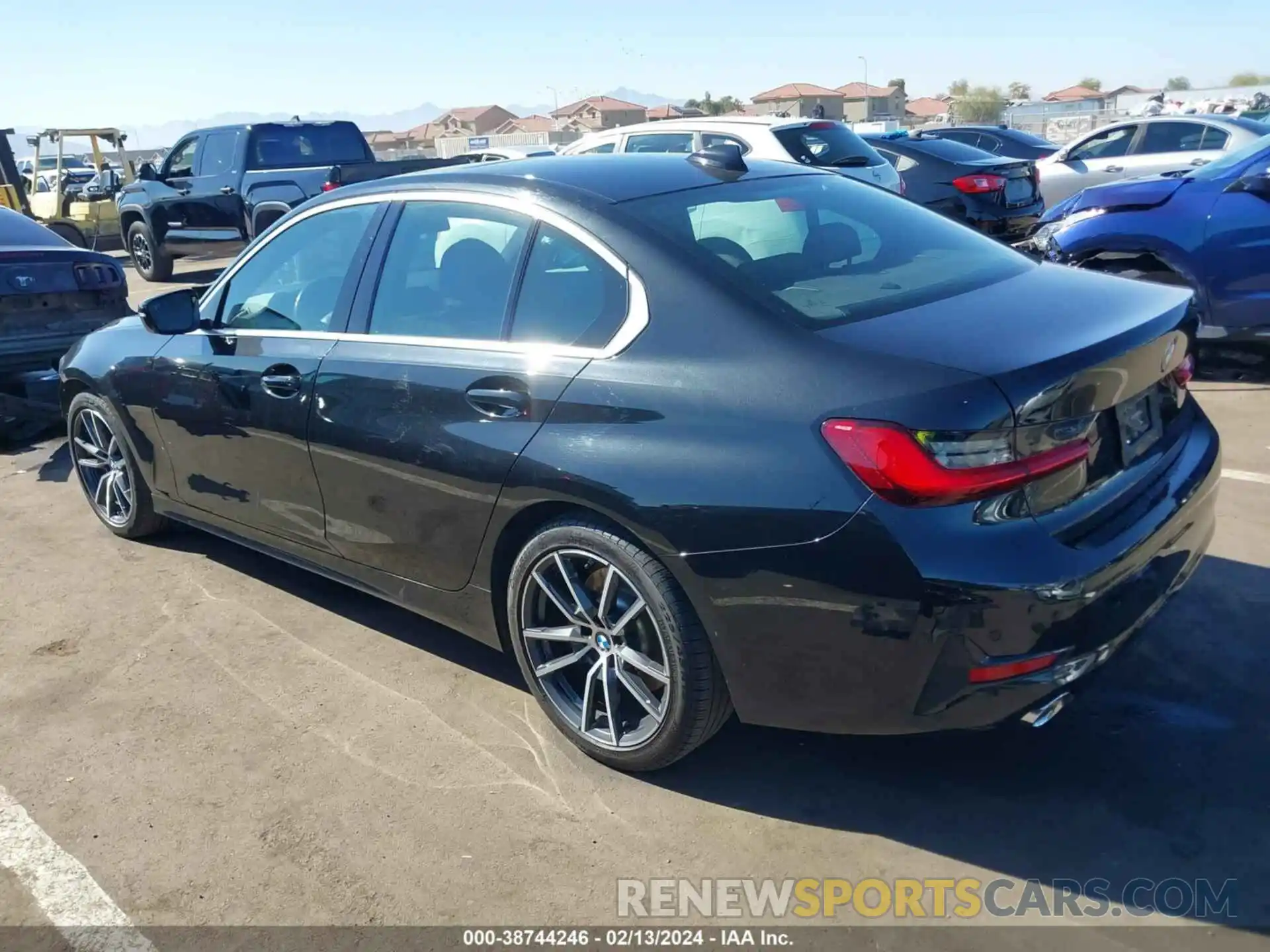 3 Photograph of a damaged car 3MW5R1J55K8A05678 BMW 330I 2019