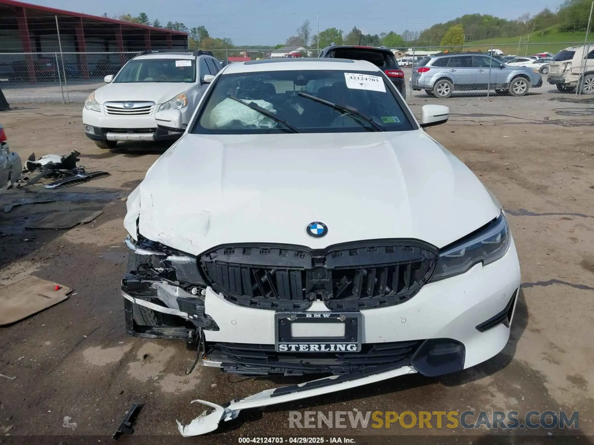 13 Photograph of a damaged car 3MW5R7J51K8A05356 BMW 330I 2019