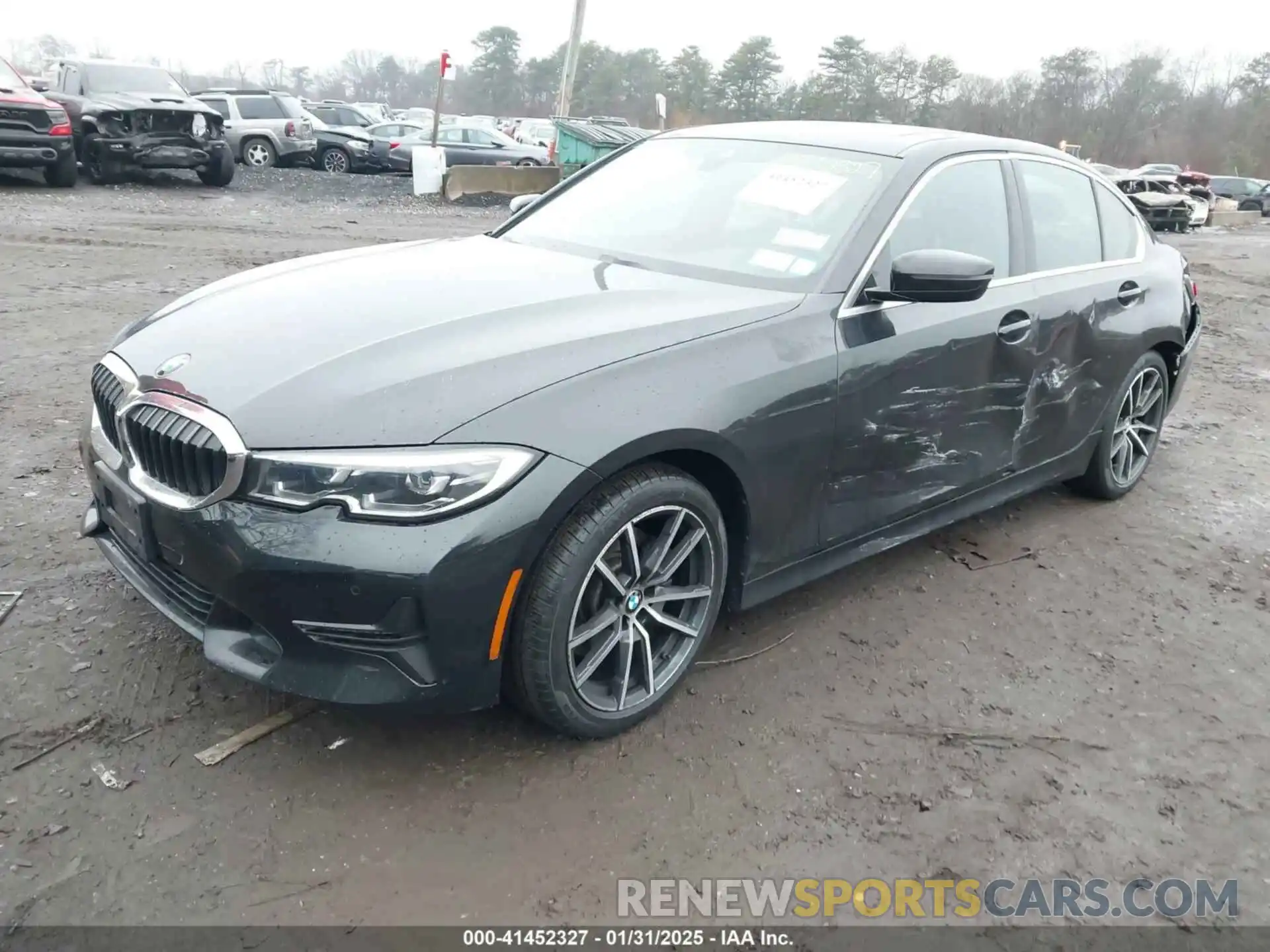 2 Photograph of a damaged car 3MW5R7J54K8B00865 BMW 330I 2019