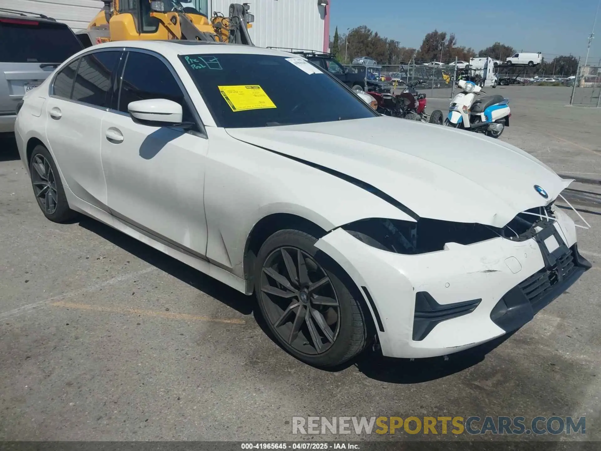 1 Photograph of a damaged car WBA5R1C50KFH26305 BMW 330I 2019