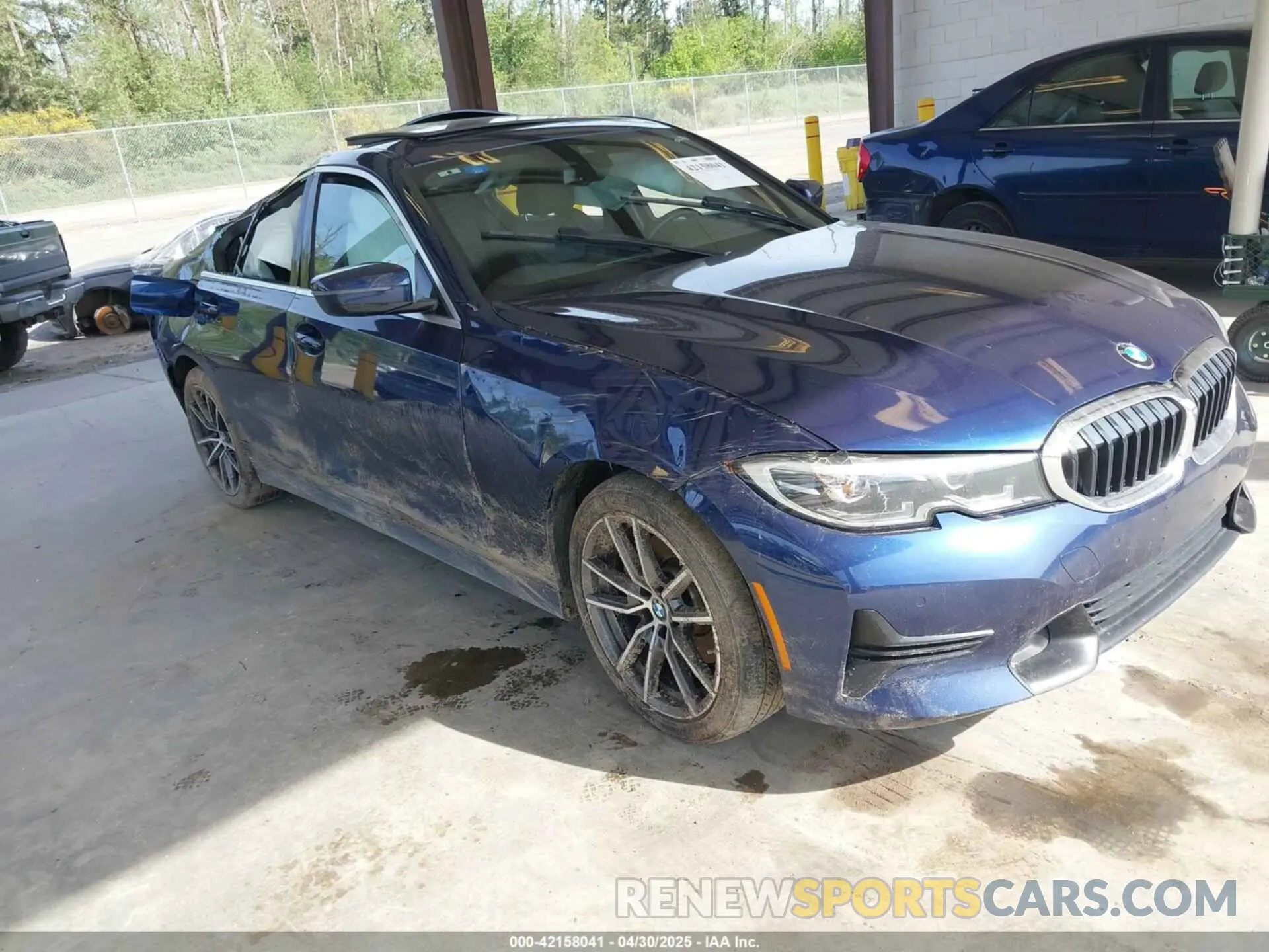 1 Photograph of a damaged car WBA5R1C51KAJ99658 BMW 330I 2019