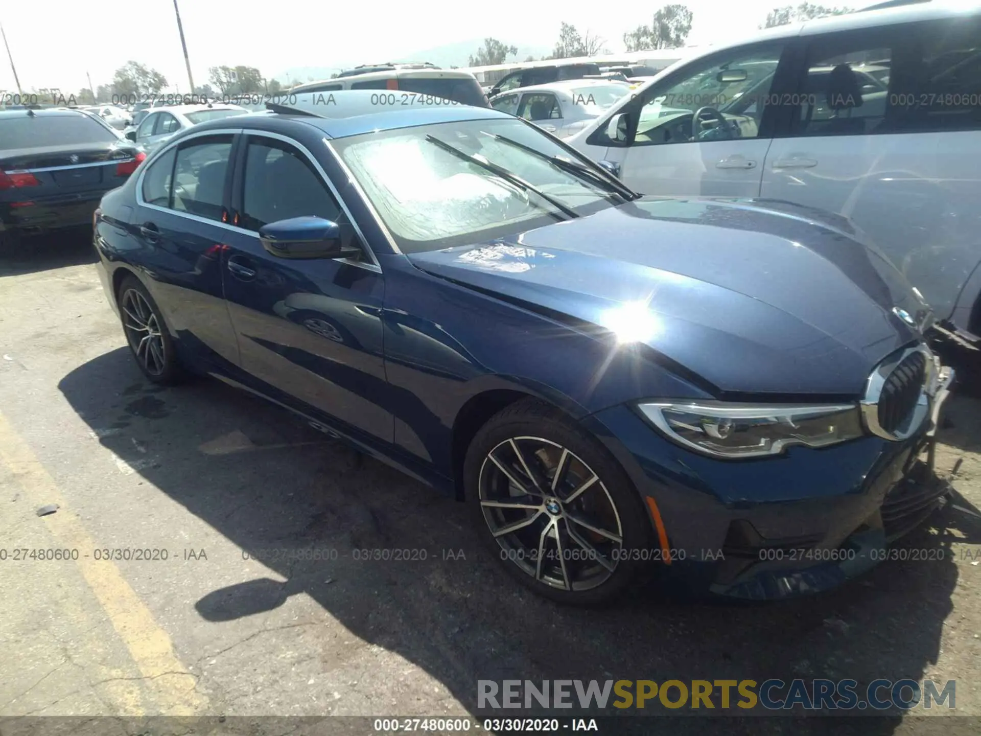 1 Photograph of a damaged car WBA5R1C51KAK07449 BMW 330I 2019