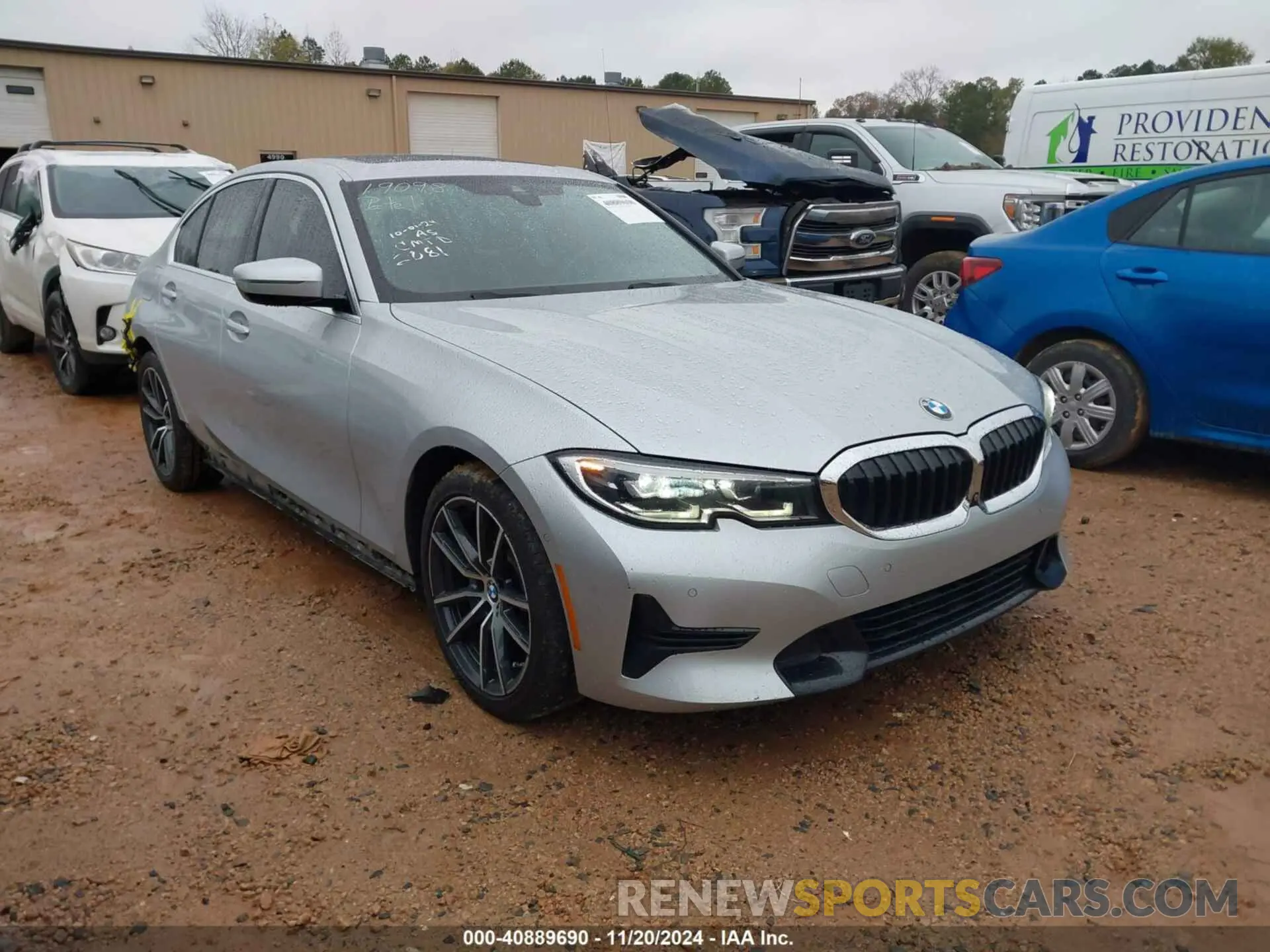 1 Photograph of a damaged car WBA5R1C53KAE82081 BMW 330I 2019