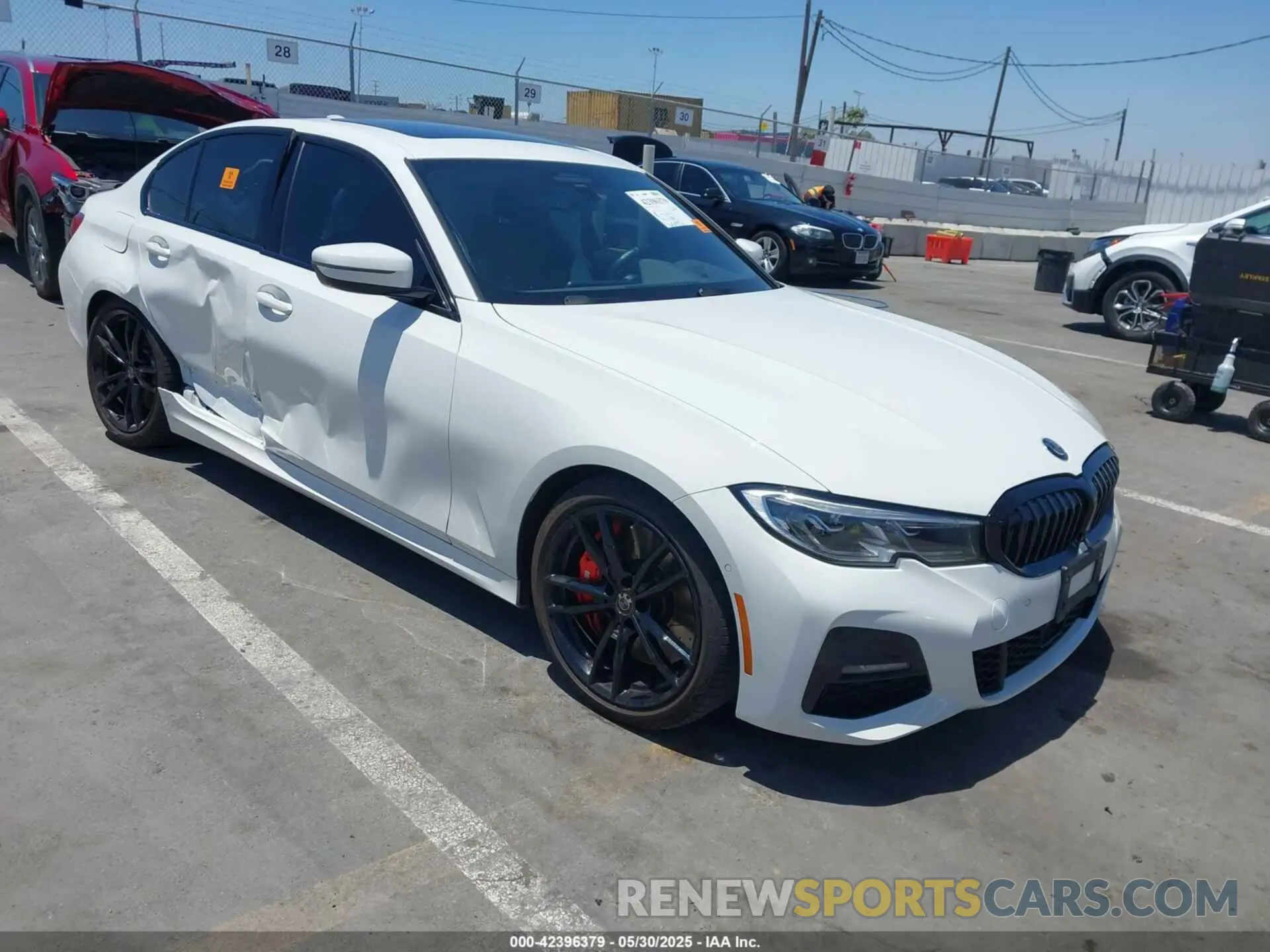 1 Photograph of a damaged car WBA5R1C55KAJ98934 BMW 330I 2019