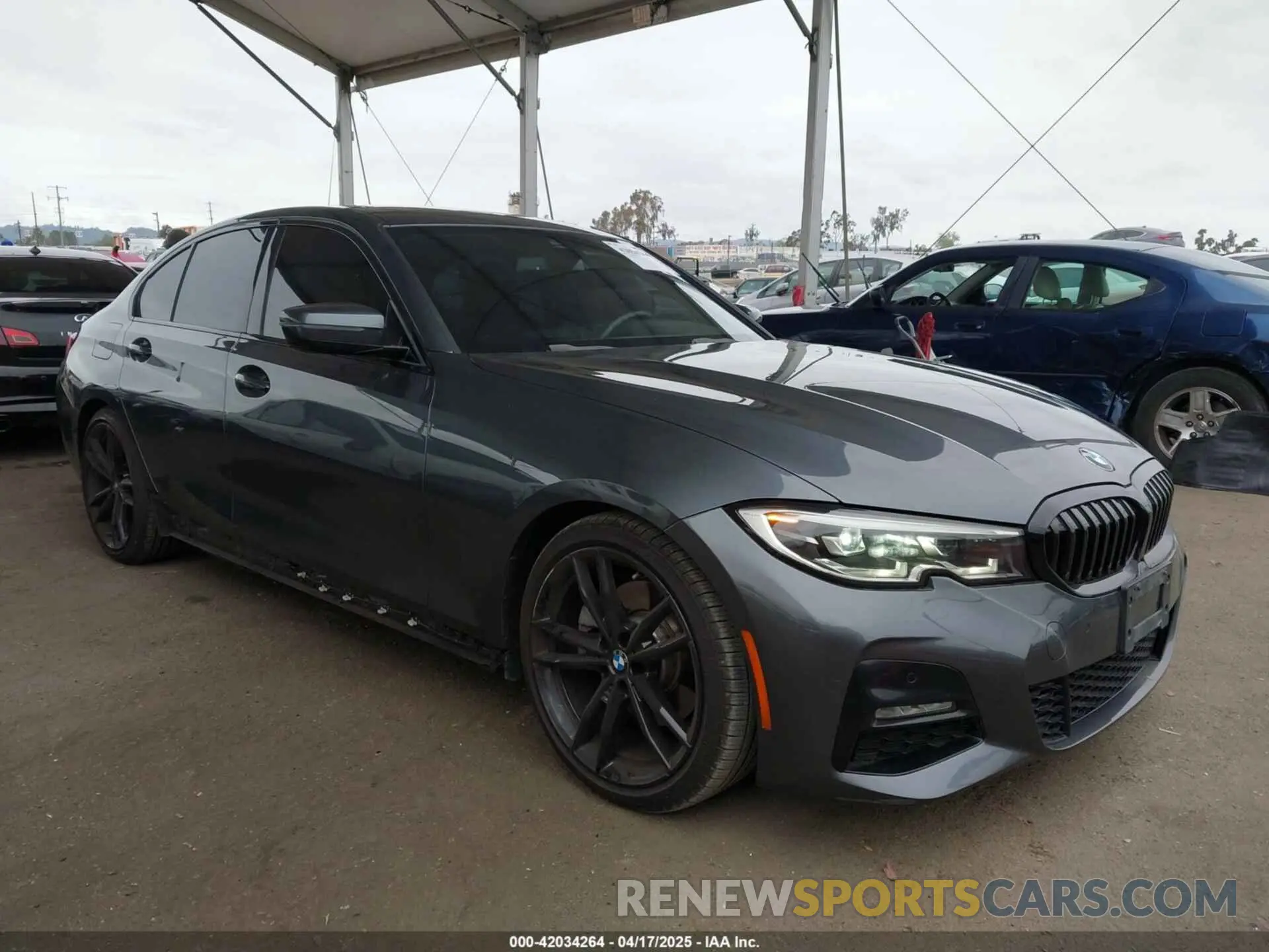 1 Photograph of a damaged car WBA5R1C56KAK07317 BMW 330I 2019