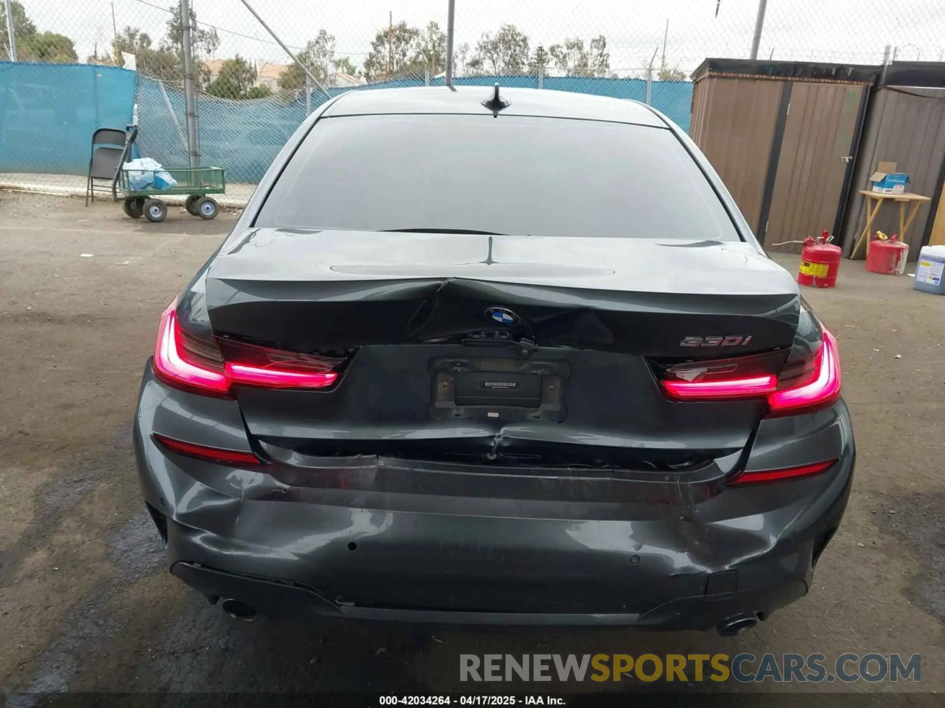 16 Photograph of a damaged car WBA5R1C56KAK07317 BMW 330I 2019