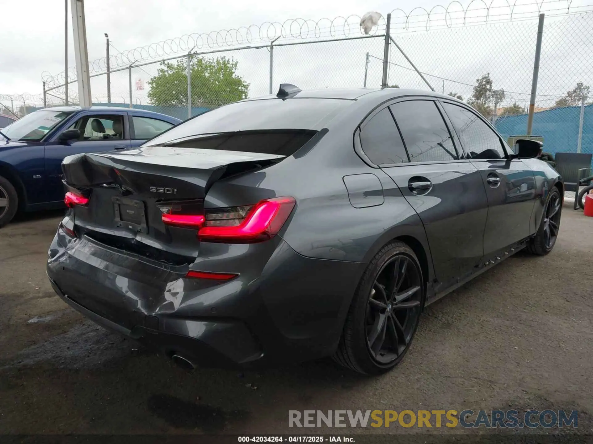 4 Photograph of a damaged car WBA5R1C56KAK07317 BMW 330I 2019