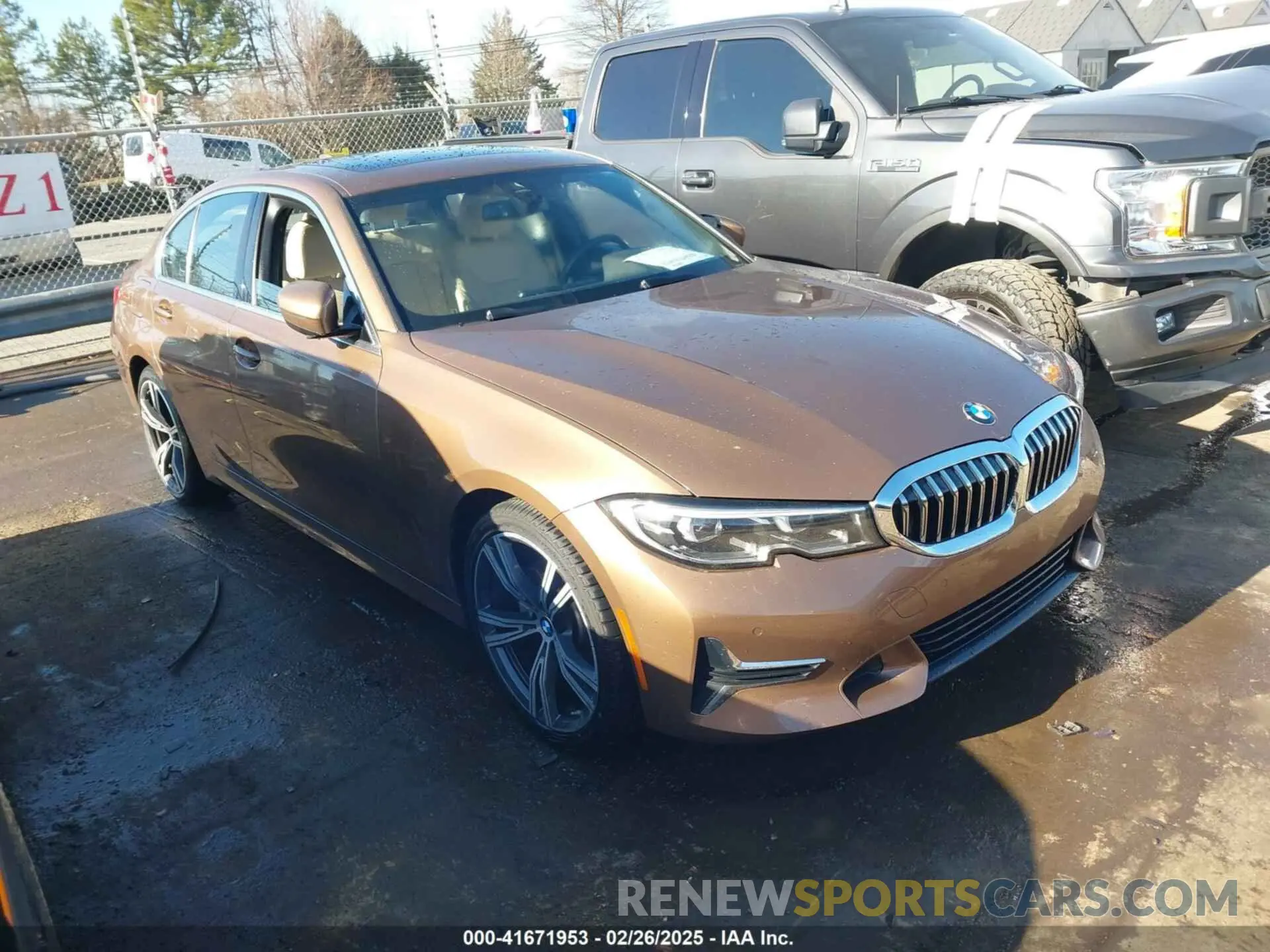1 Photograph of a damaged car WBA5R1C56KAK08371 BMW 330I 2019