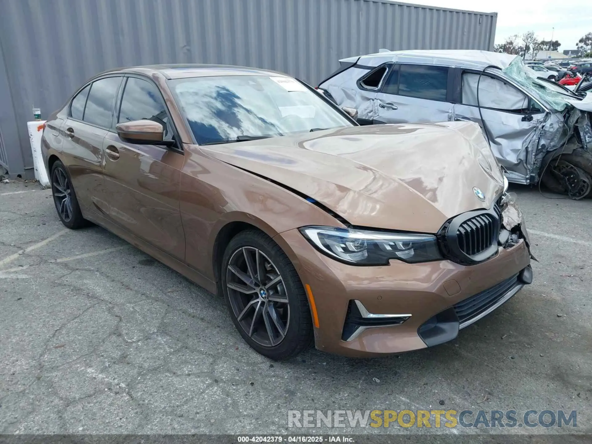 1 Photograph of a damaged car WBA5R1C57KAK07519 BMW 330I 2019