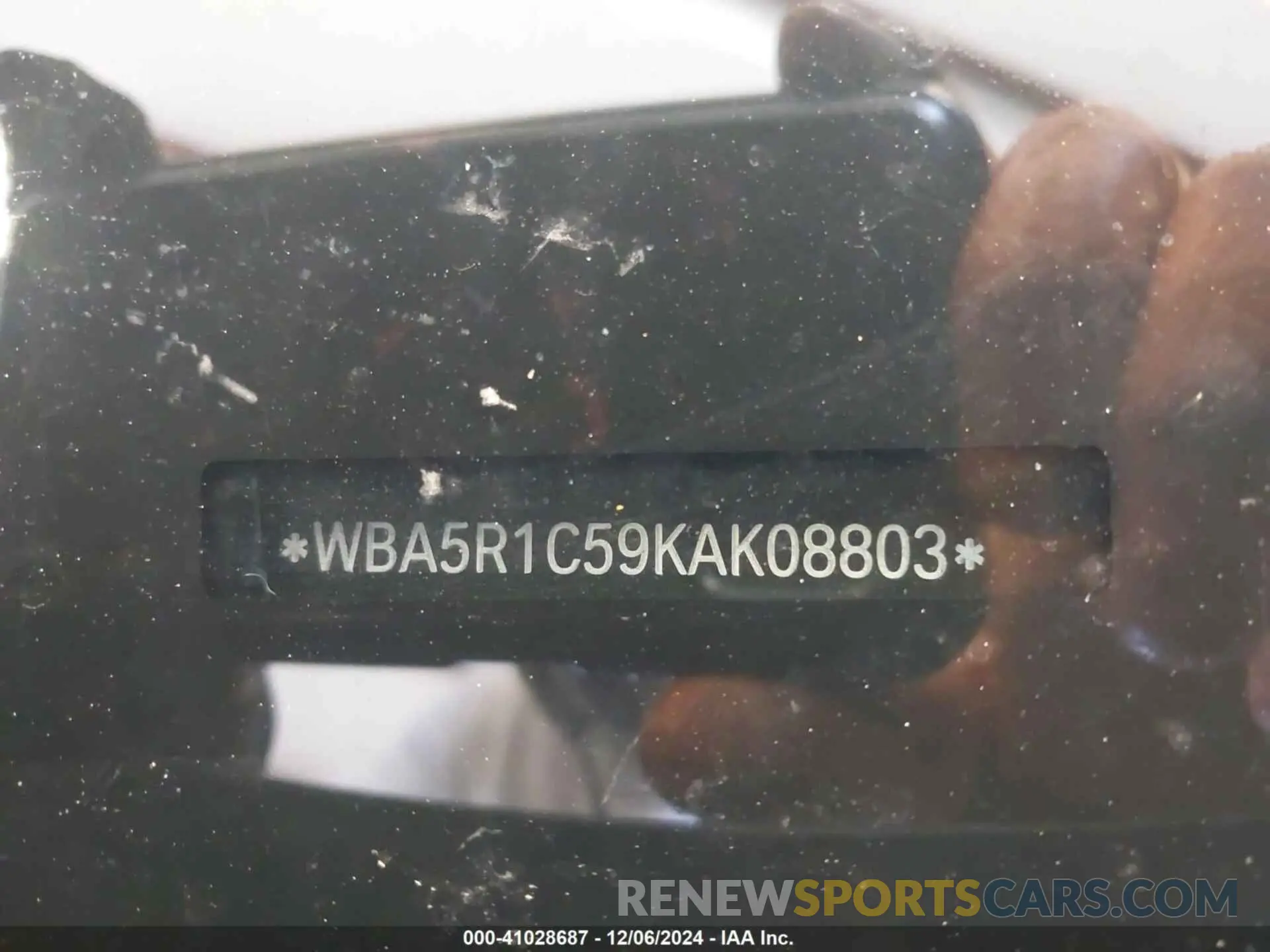 9 Photograph of a damaged car WBA5R1C59KAK08803 BMW 330I 2019