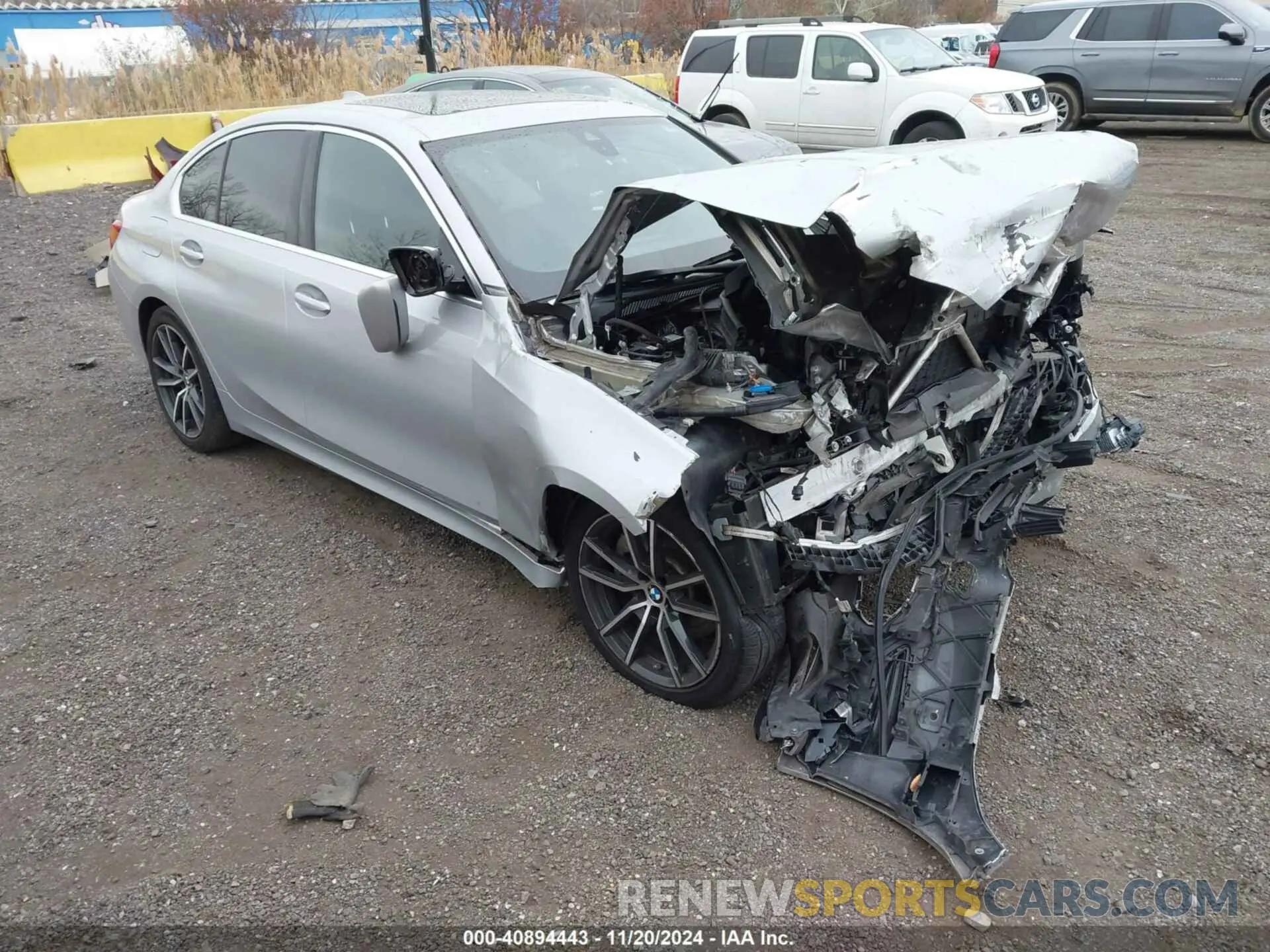 1 Photograph of a damaged car WBA5R7C50KAJ83602 BMW 330I 2019