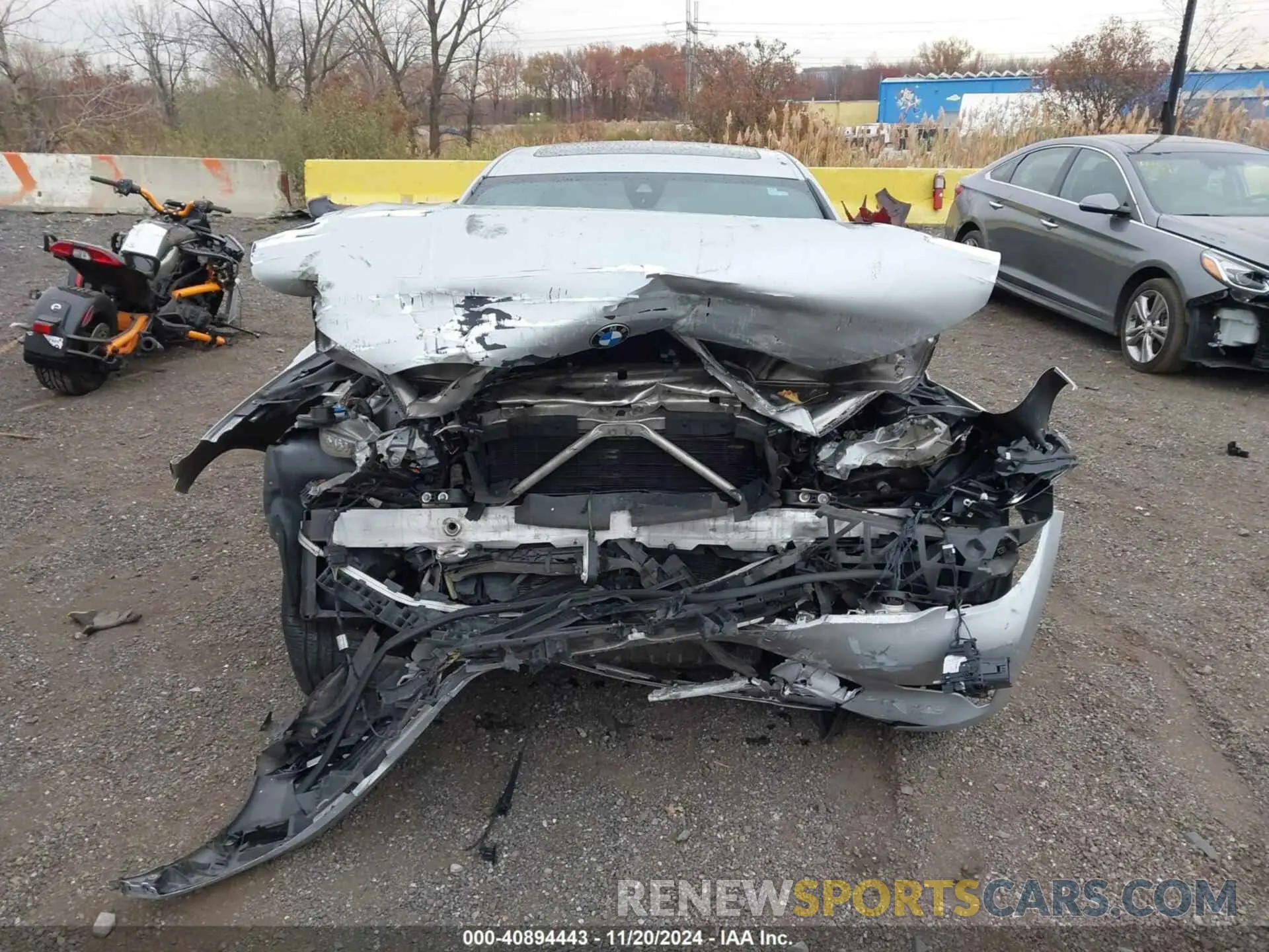 11 Photograph of a damaged car WBA5R7C50KAJ83602 BMW 330I 2019