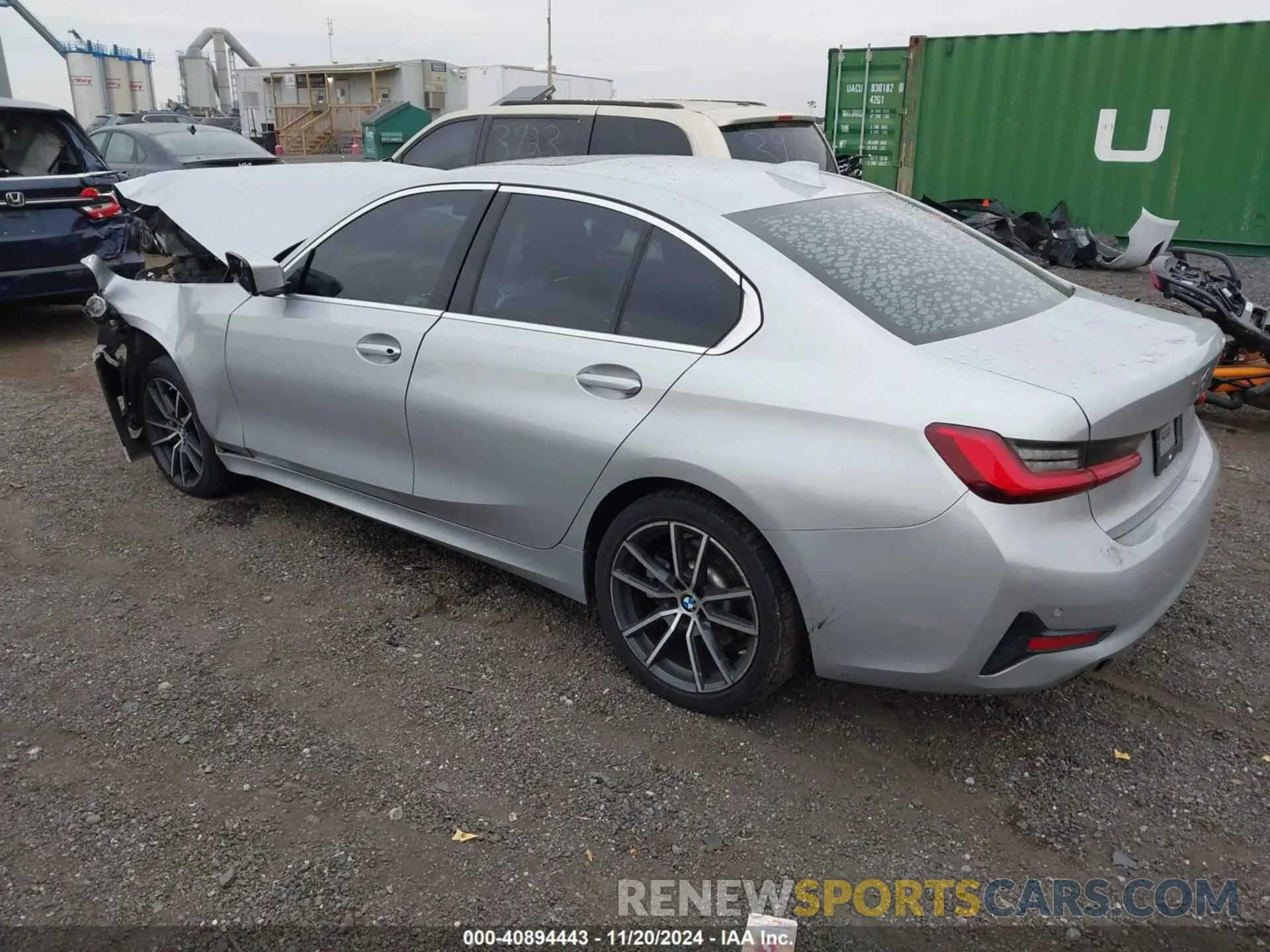 3 Photograph of a damaged car WBA5R7C50KAJ83602 BMW 330I 2019