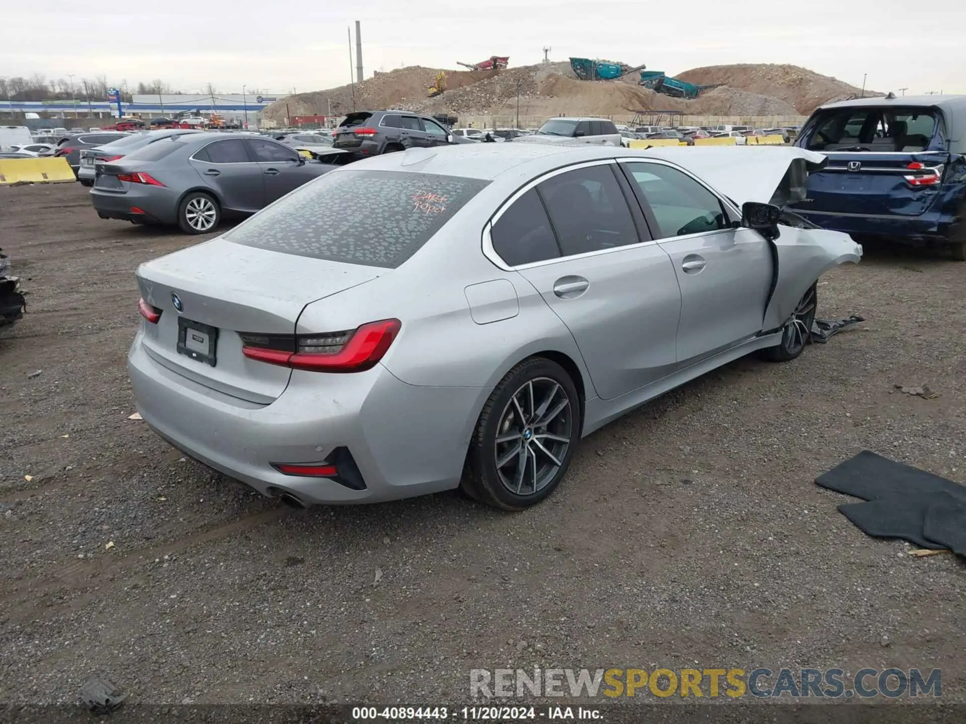 4 Photograph of a damaged car WBA5R7C50KAJ83602 BMW 330I 2019