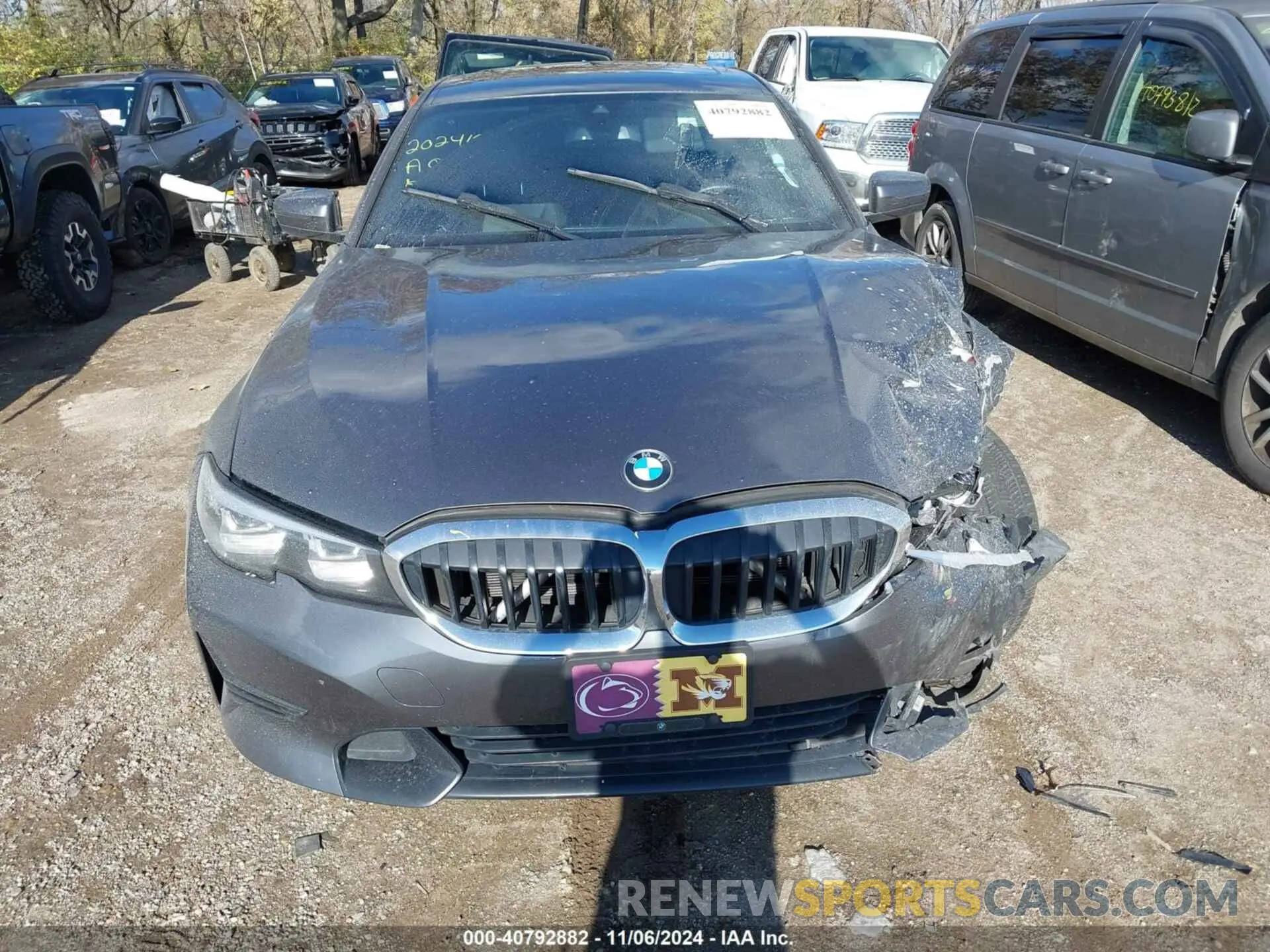 11 Photograph of a damaged car WBA5R7C50KAJ83924 BMW 330I 2019