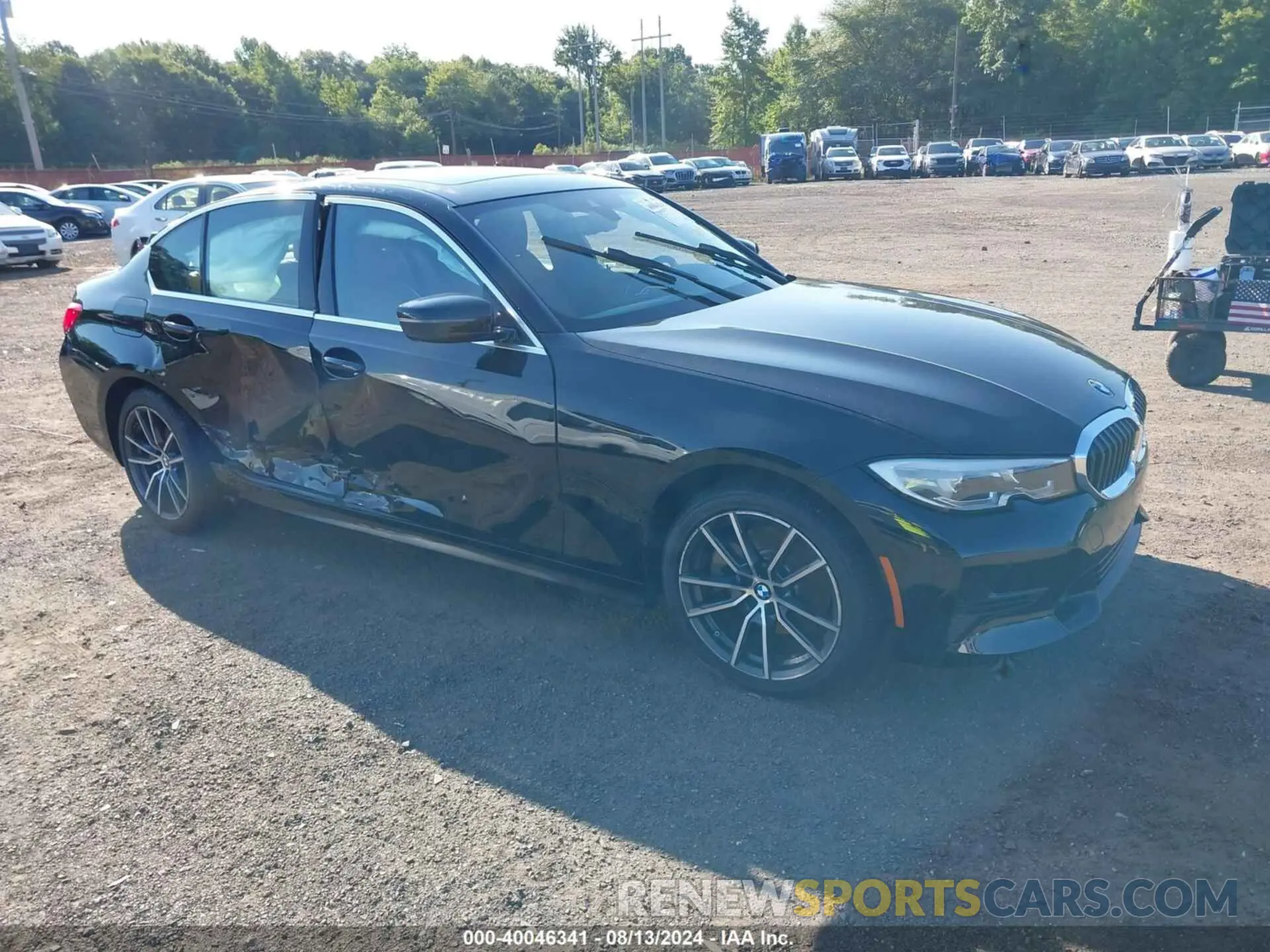 1 Photograph of a damaged car WBA5R7C50KFH05859 BMW 330I 2019