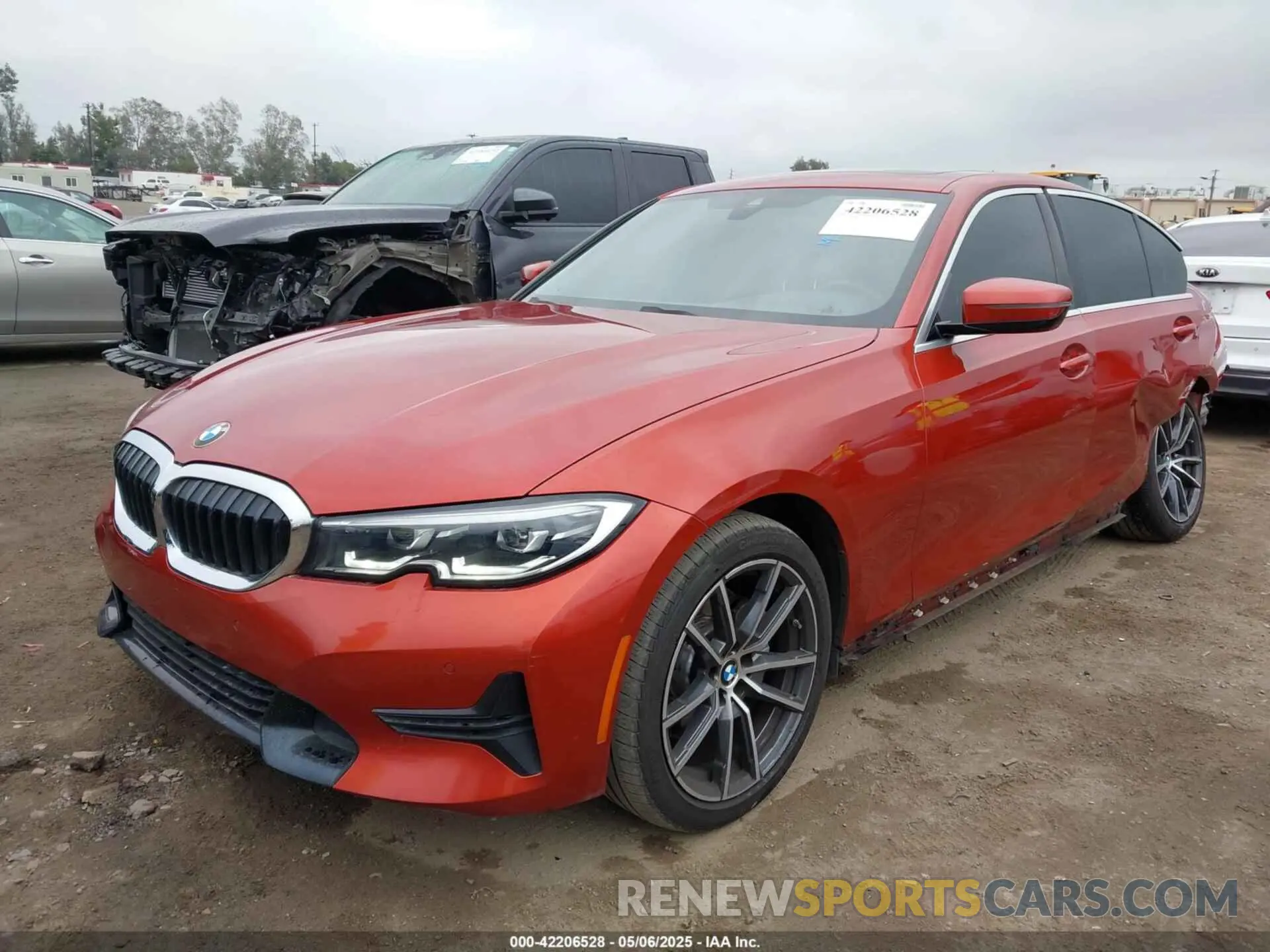 2 Photograph of a damaged car WBA5R7C50KFH28767 BMW 330I 2019