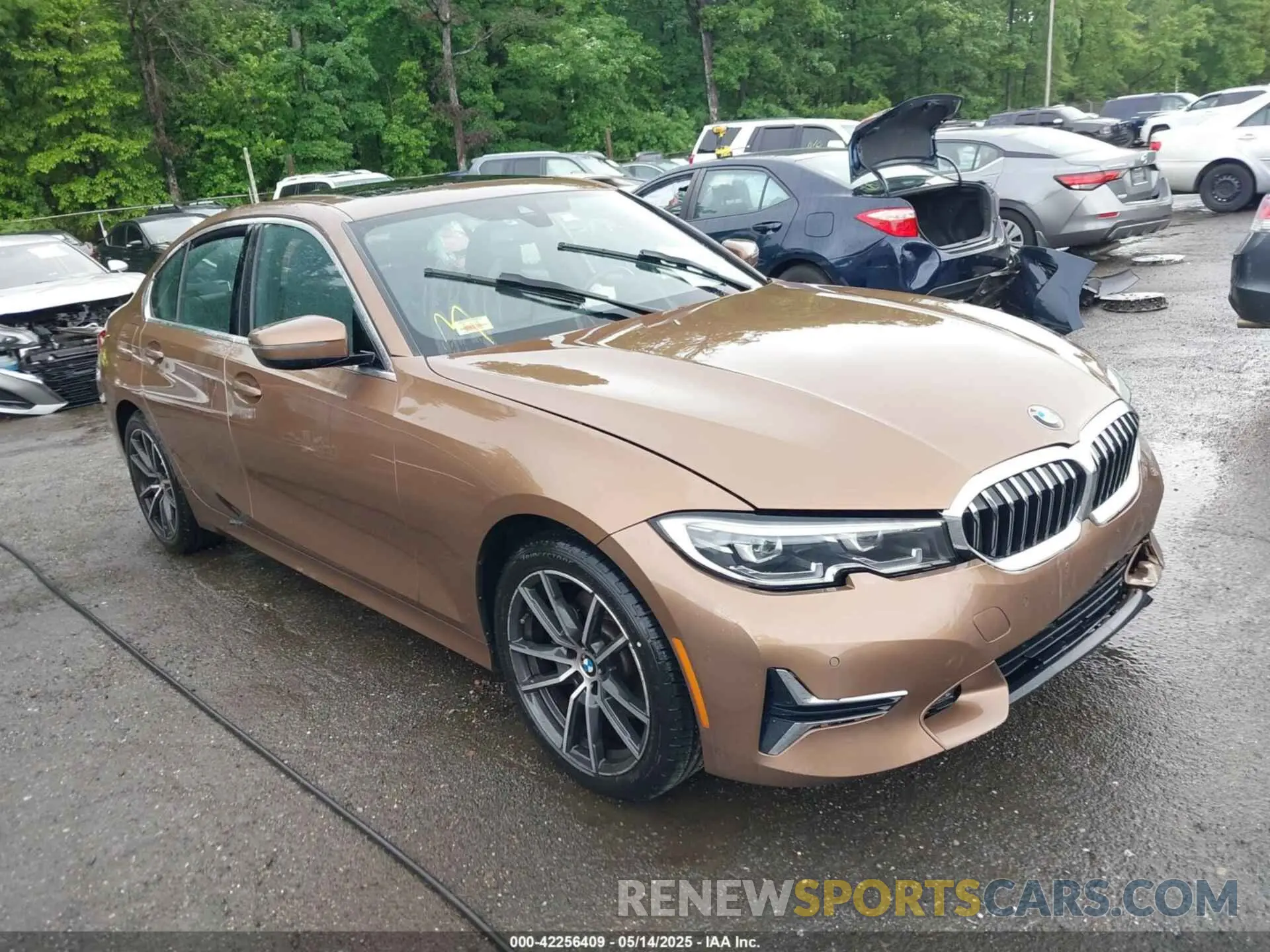 1 Photograph of a damaged car WBA5R7C51KAJ79610 BMW 330I 2019