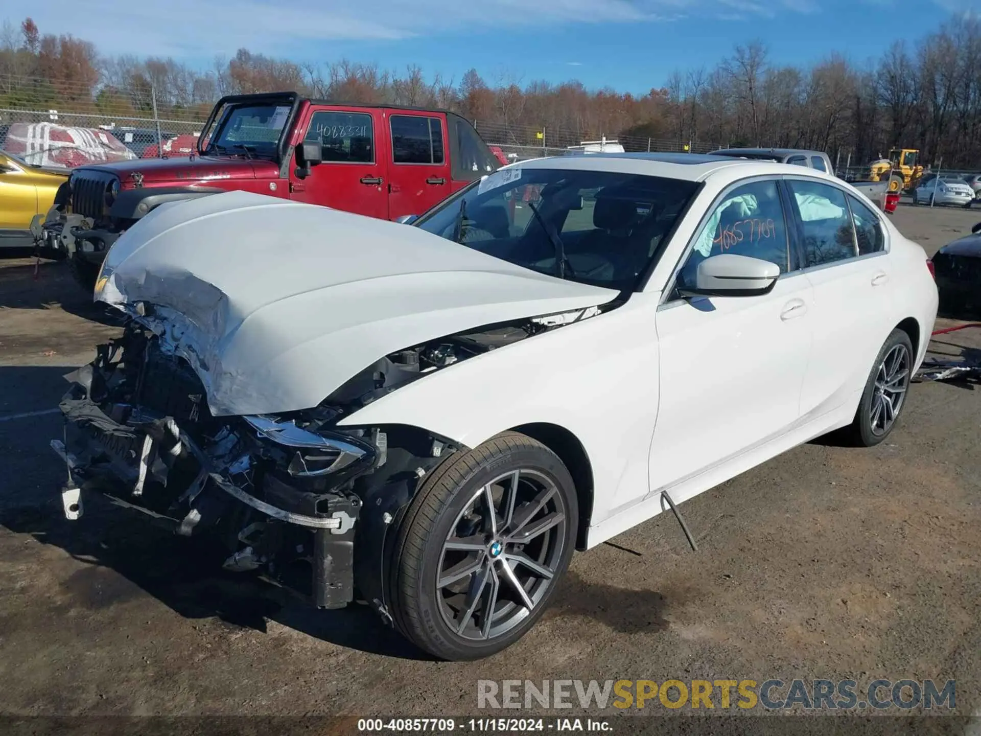 2 Photograph of a damaged car WBA5R7C54KAJ87250 BMW 330I 2019