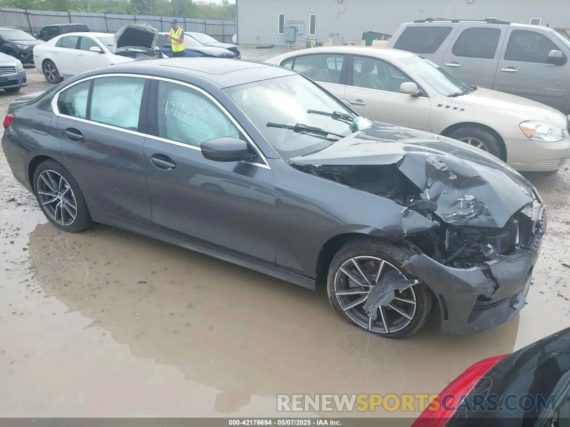 1 Photograph of a damaged car WBA5R7C56KFH24206 BMW 330I 2019