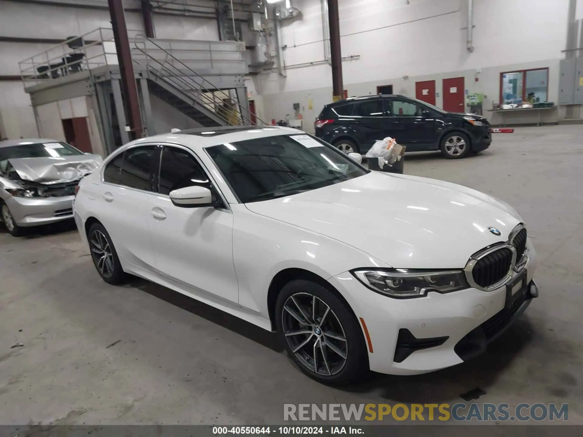 1 Photograph of a damaged car WBA5R7C58KFH27088 BMW 330I 2019