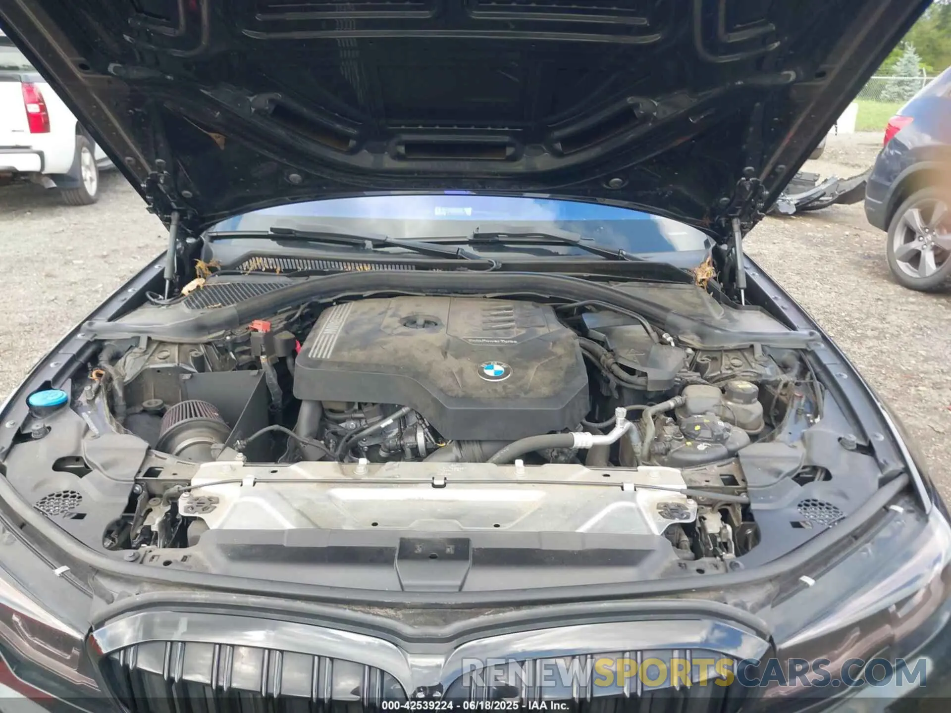 10 Photograph of a damaged car WBA5R7C59KFH27326 BMW 330I 2019