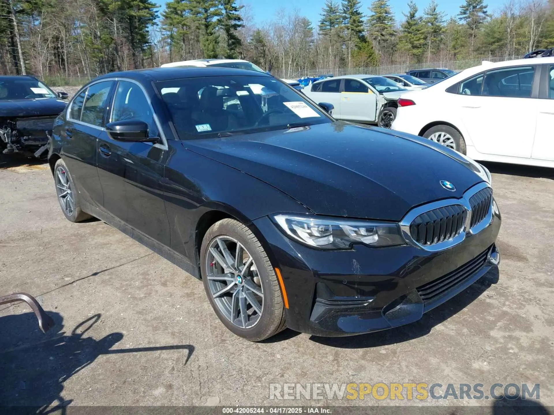 1 Photograph of a damaged car WBA5R7C59KFH30971 BMW 330I 2019