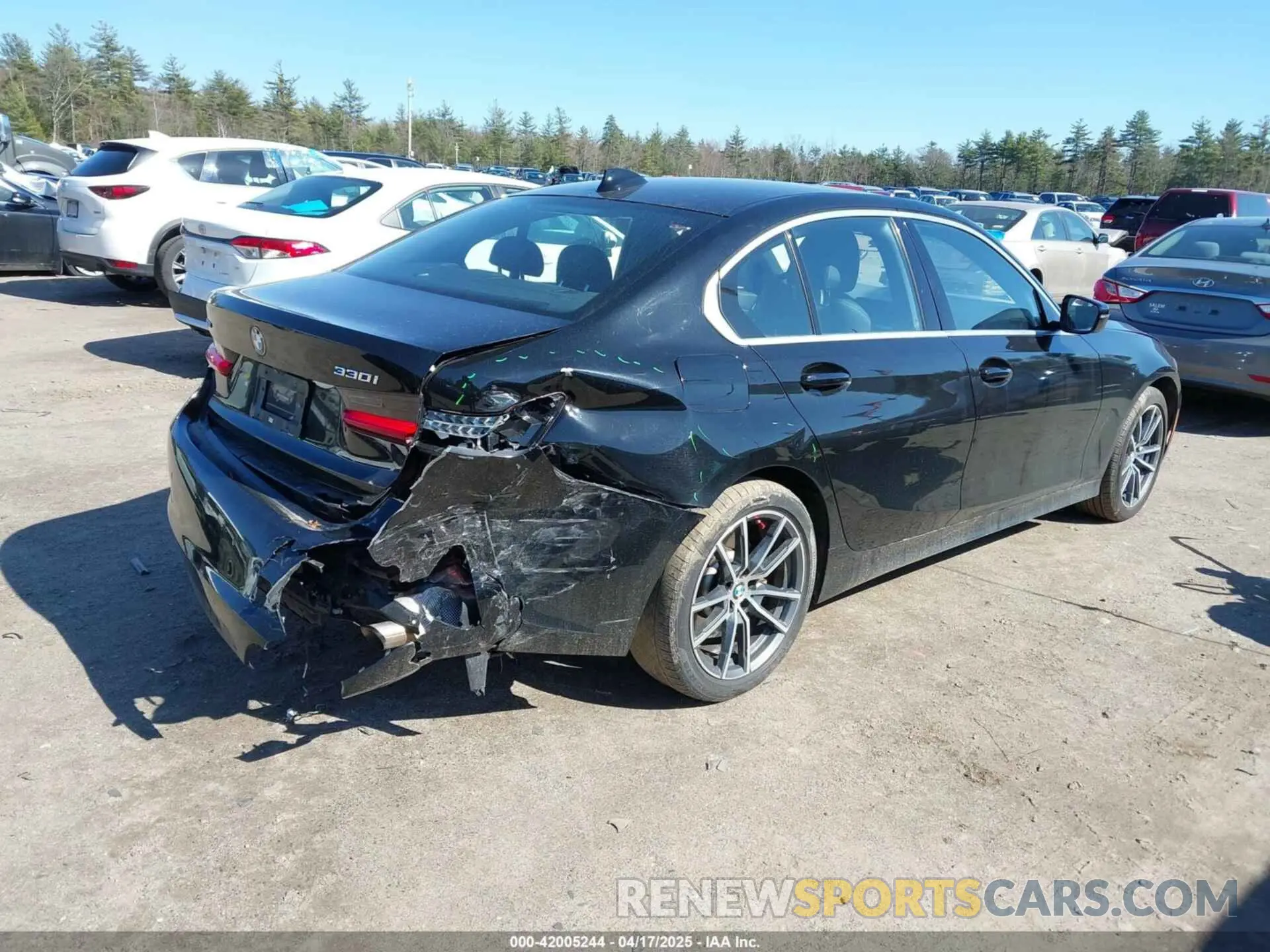 4 Photograph of a damaged car WBA5R7C59KFH30971 BMW 330I 2019