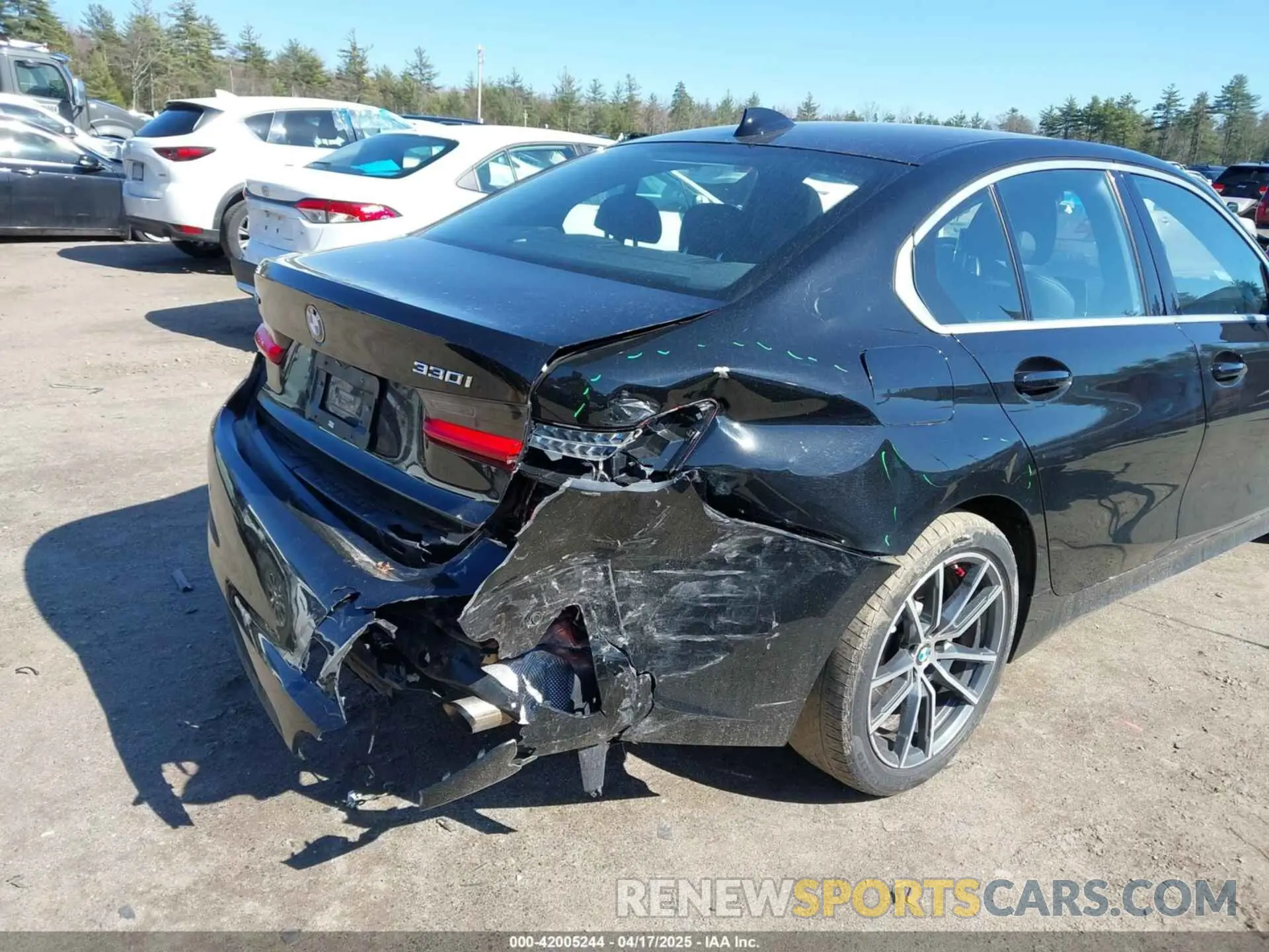 6 Photograph of a damaged car WBA5R7C59KFH30971 BMW 330I 2019