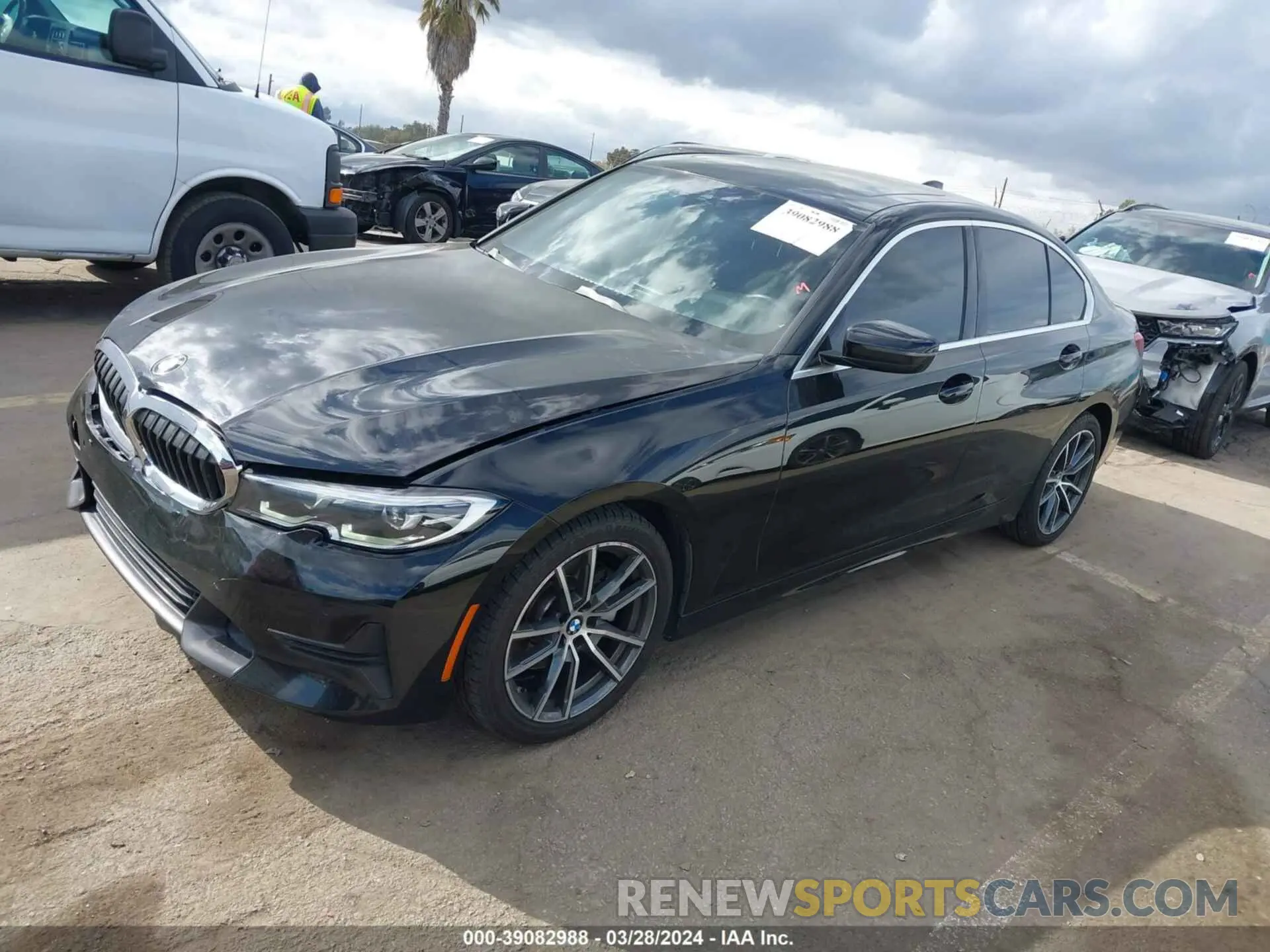 2 Photograph of a damaged car 3MW5R1J00L8B03698 BMW 330I 2020